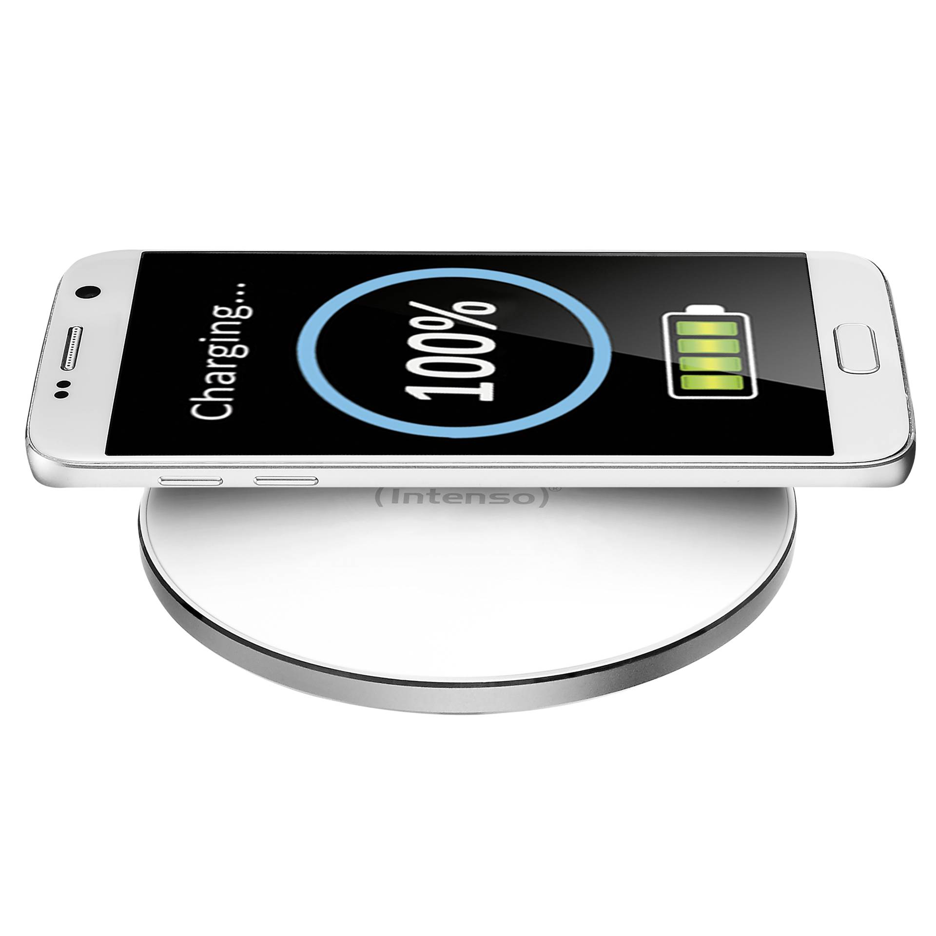 Intenso Wireless Charger QI incl Fast Charge adatt. bianco