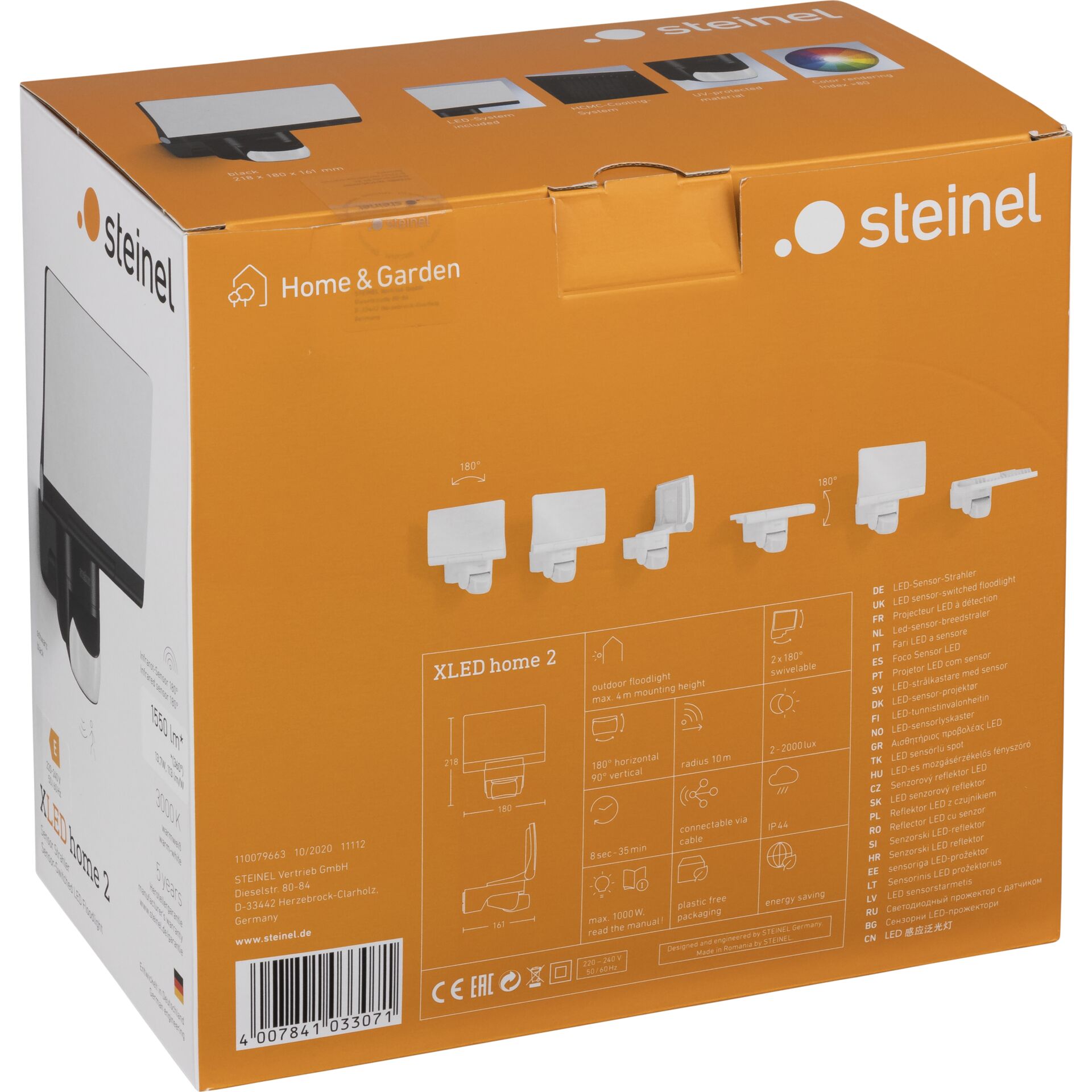 Steinel XLED HOME 2 SW V2 faretto LED