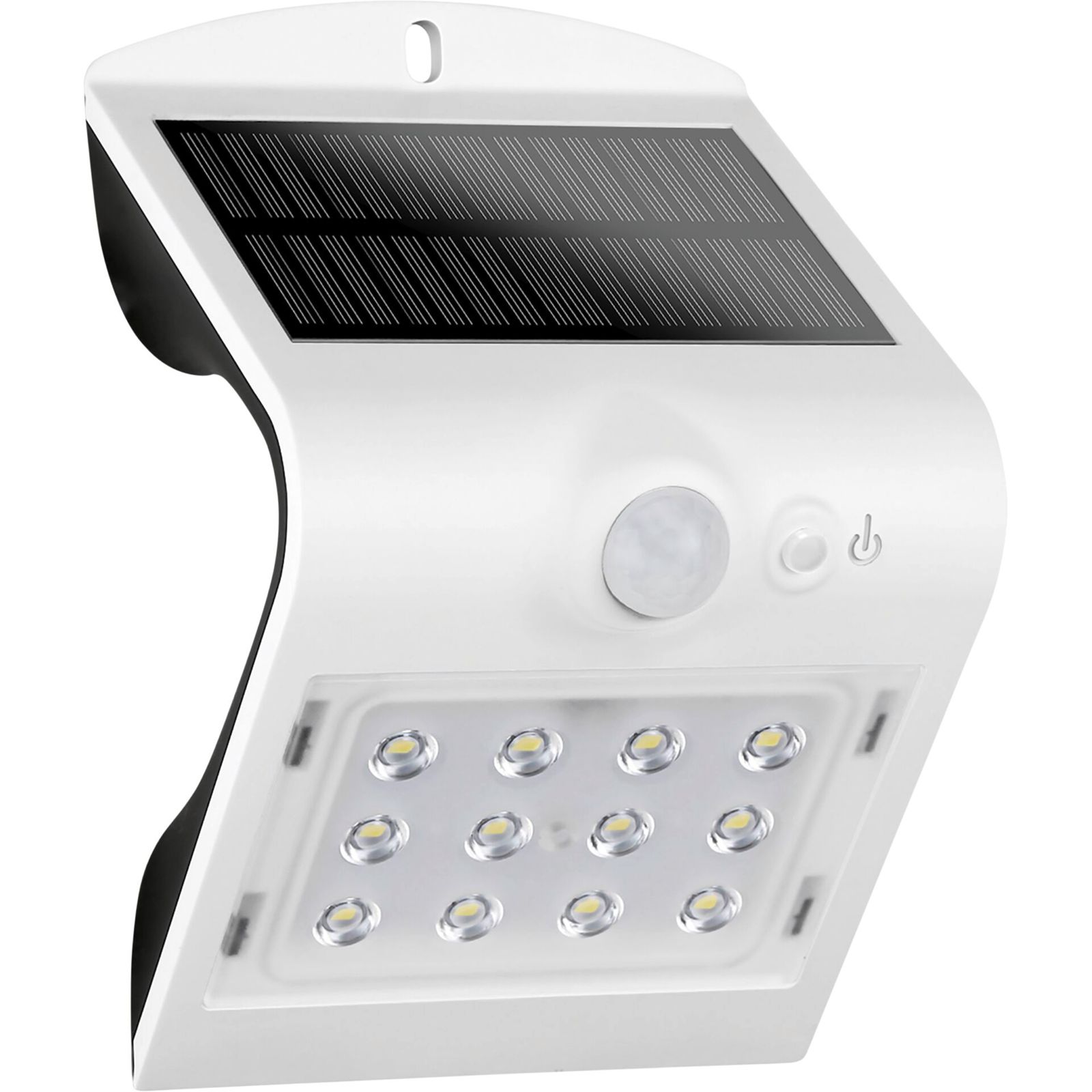 REV Solare LED Butterfly con sensore di movimento 1,5W bian.