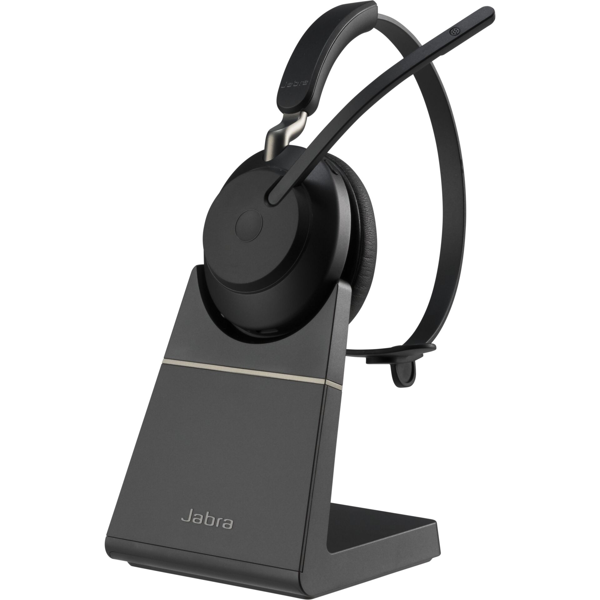 Jabra Evolve2 65 MS cuffia Mono + caricabatt. BT nero