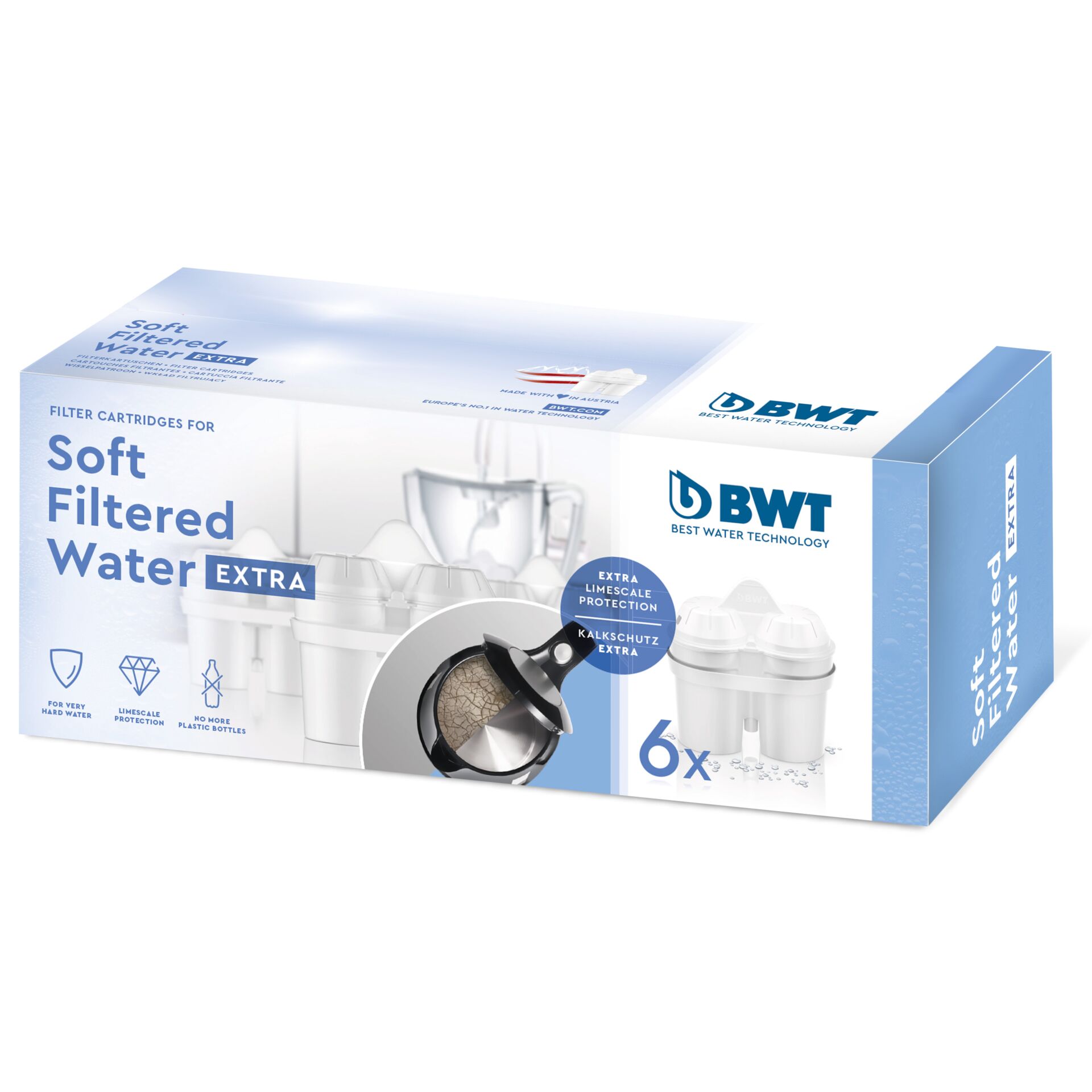 BWT 814873 6 pcs. Pack Soft Filtered Water EXTRA