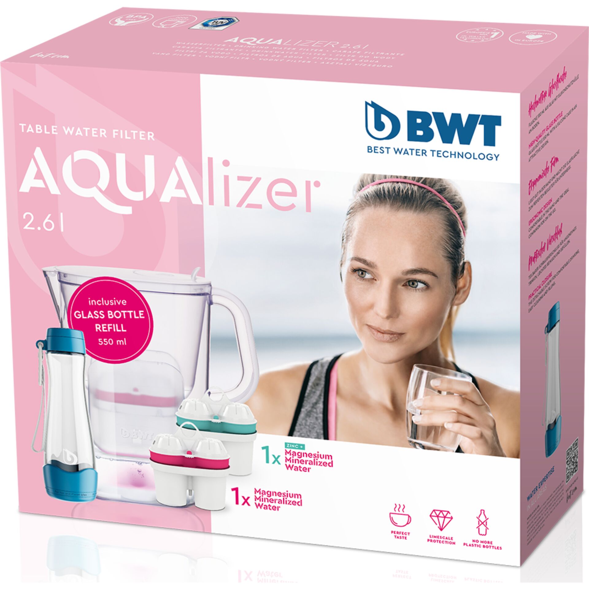 BWT AQUAlizer Baselight 2,6l 125302077 incl. Glass Bottle