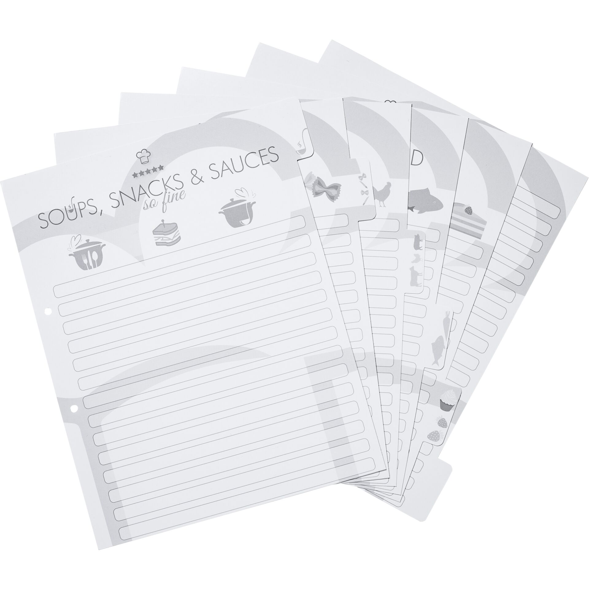 Herma Rezepte-Ordner schwarz Home Cooking DIN A4        1966