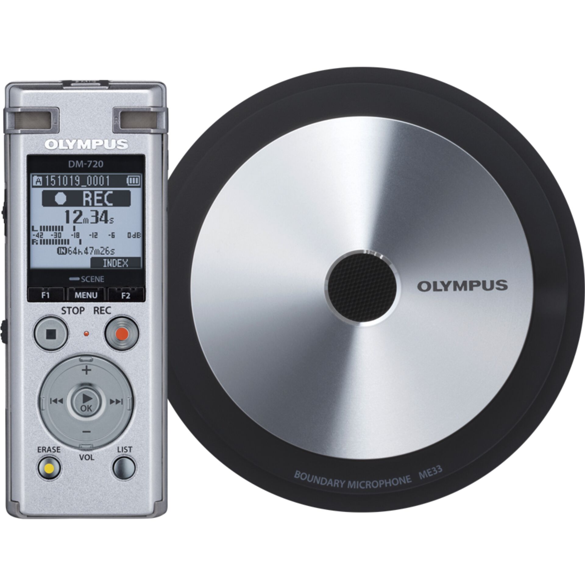 Olympus DM-720 Set Meet & Record