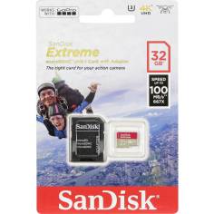 SanDisk microSDHC Action SC 32GB Extr.100MB A1 SDSQXAF-032G-