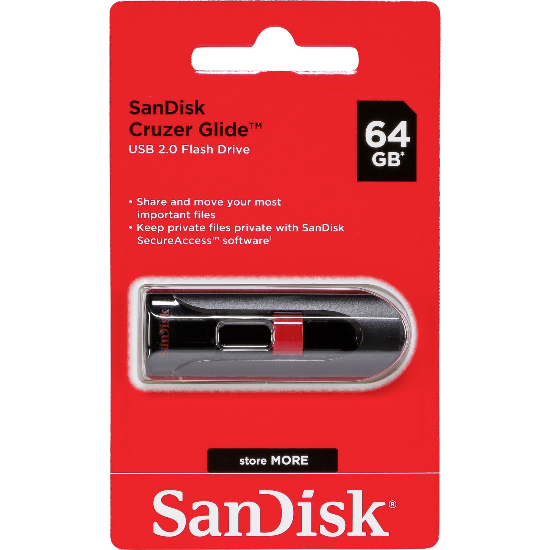 SanDisk Cruzer Glide        64GB SDCZ60-064G-B35