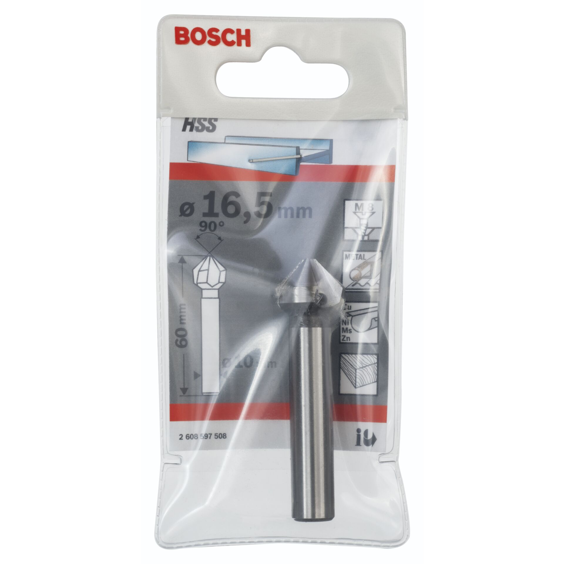 Bosch Kegelsenker 16,5mm M8