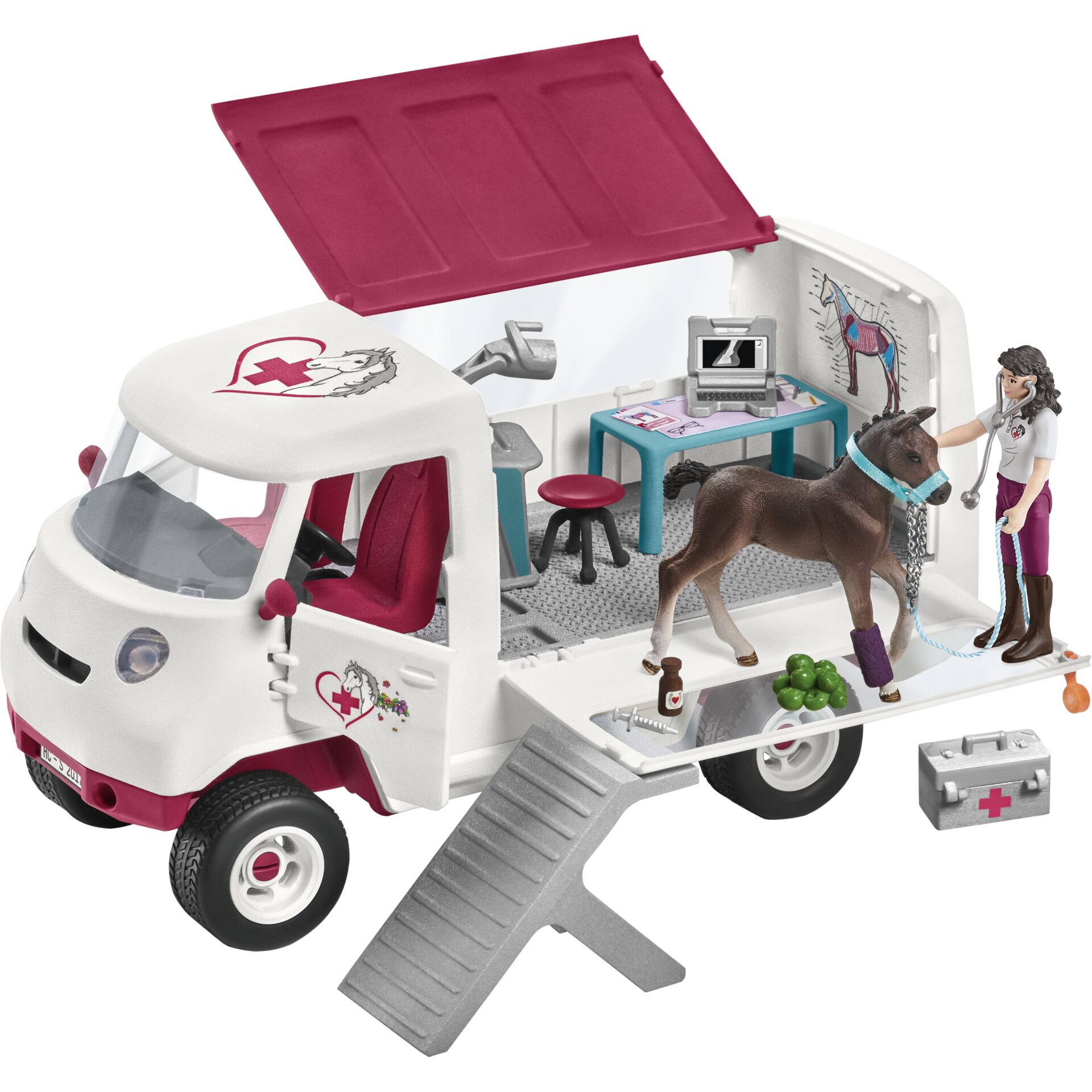 Schleich Horse Club        42439 Mobile Vet with Hanoverian