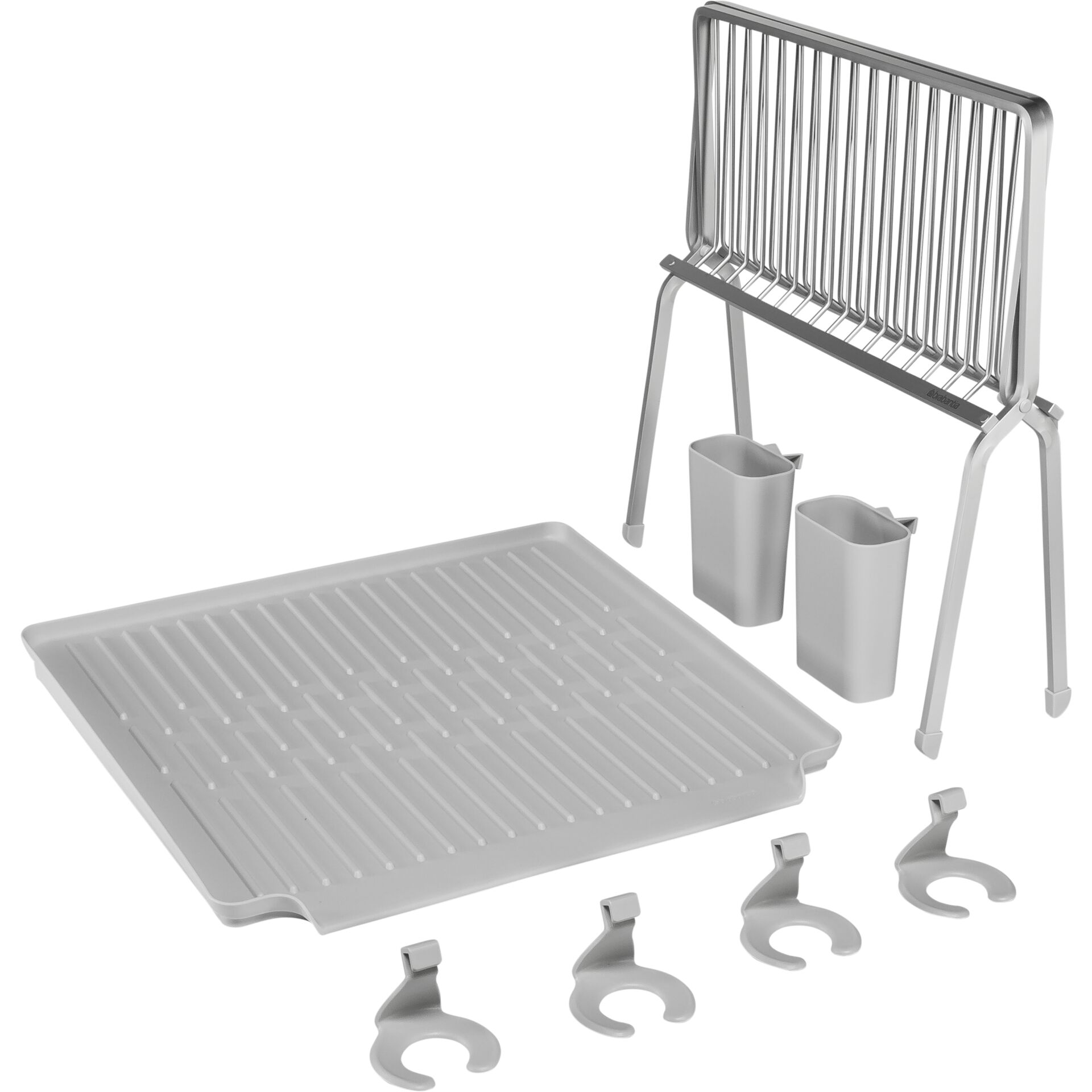 Brabantia scolapiatti pieghevole Large grigio chiaro