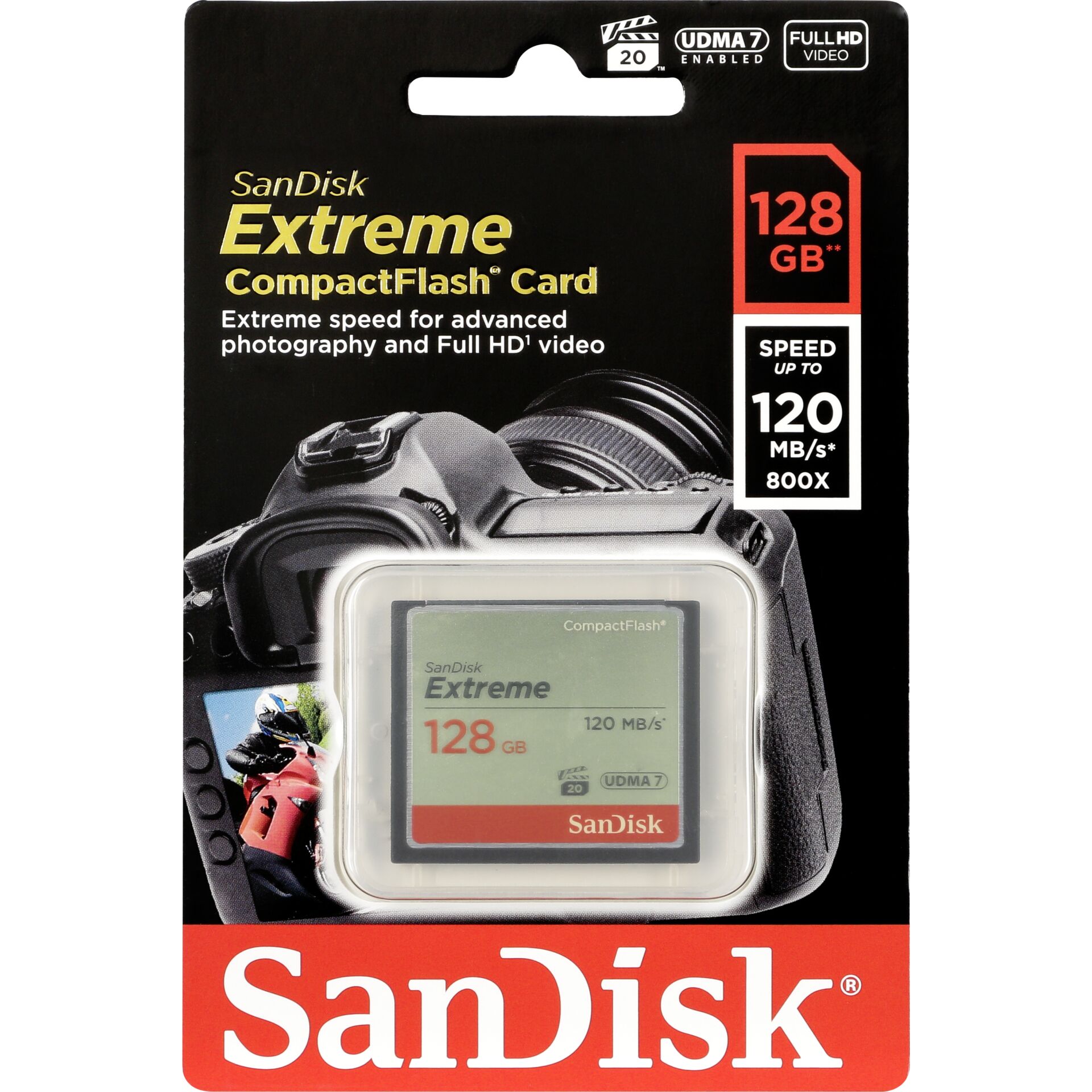 SanDisk Extreme CF         128GB 120MB/s UDMA7   SDCFXSB-128