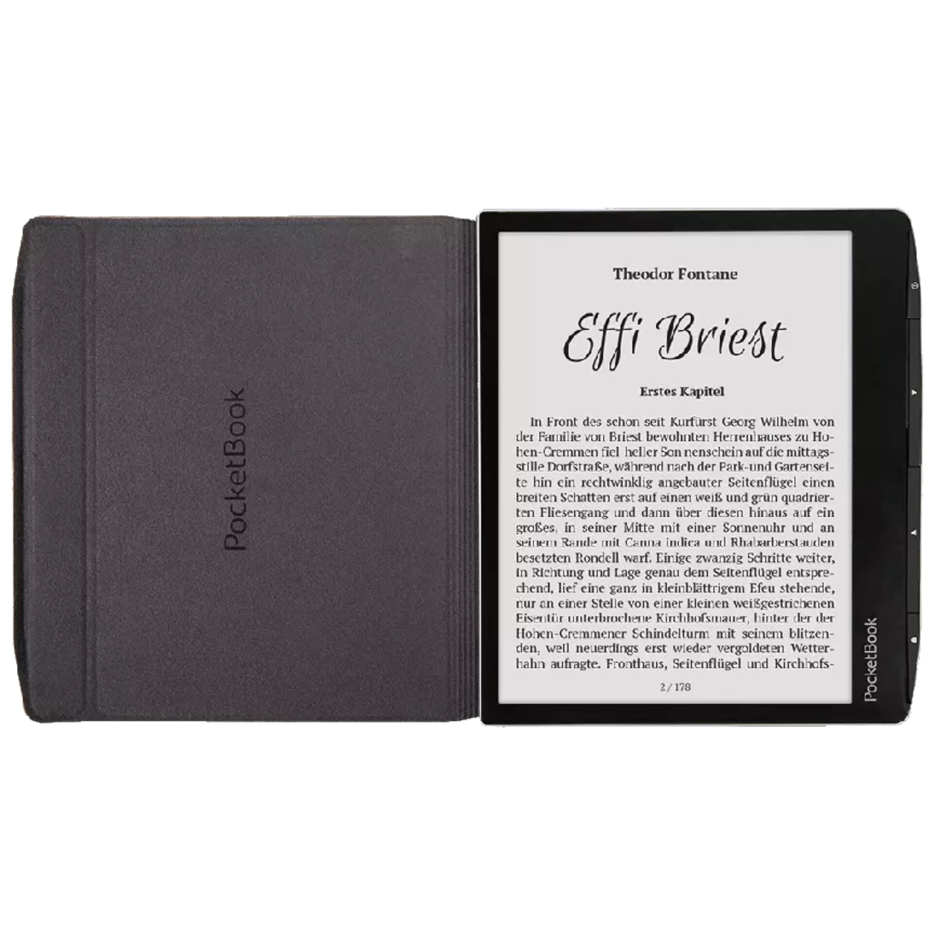 PocketBook Flip - Shiny Beige Cover per Era