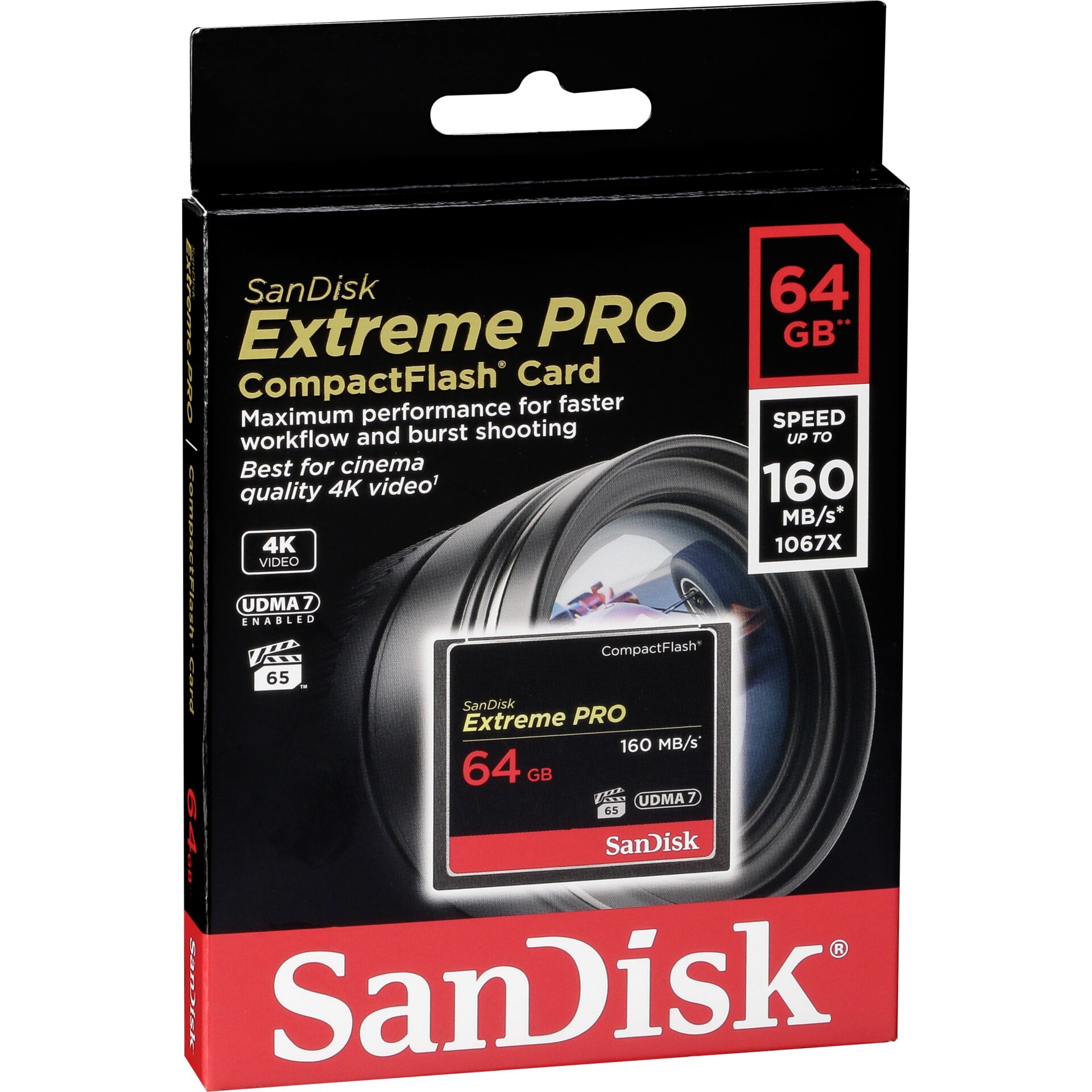 SanDisk Extreme Pro CF      64GB 160MB/s         SDCFXPS-064