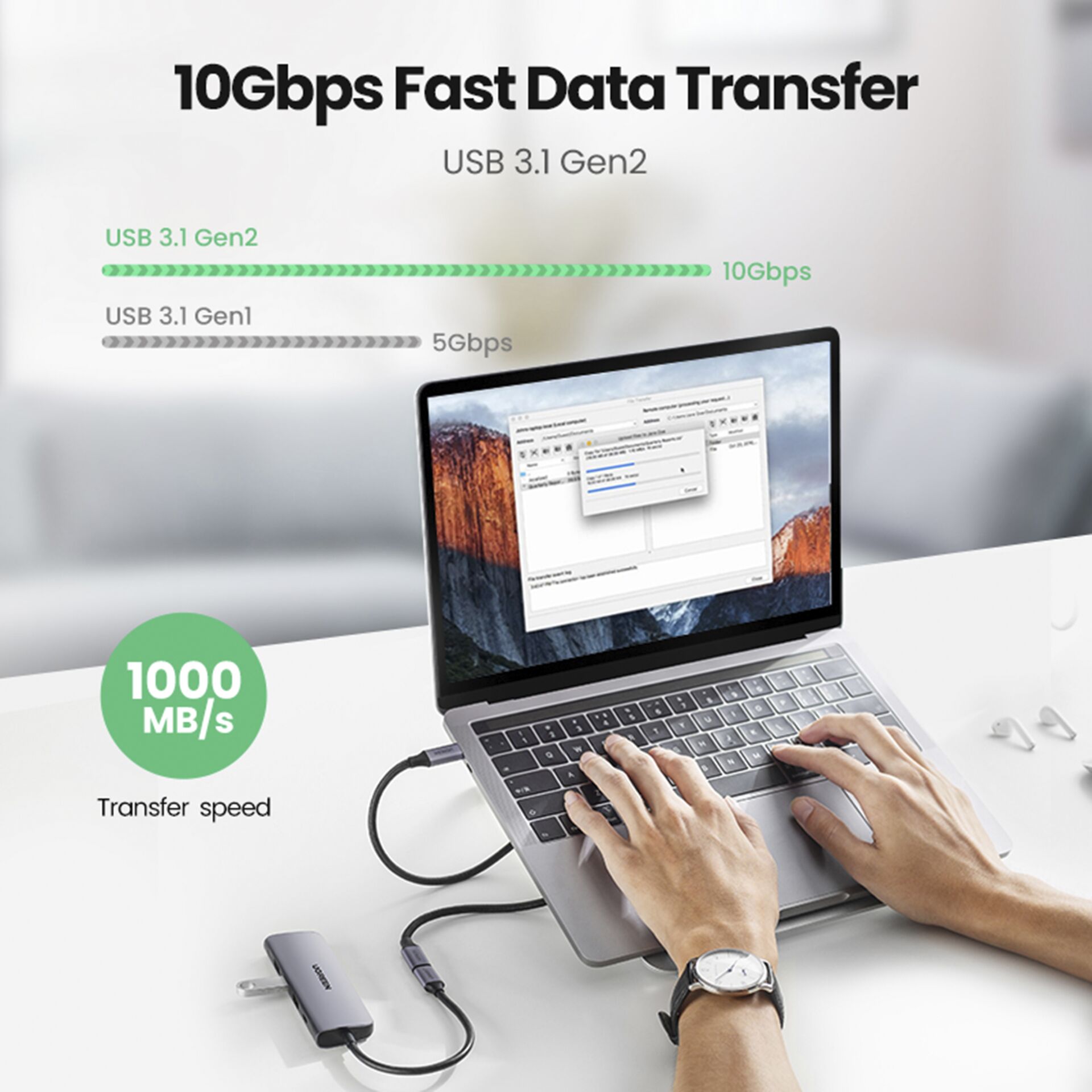 UGREEN USB-C 3.1 cavo estens.