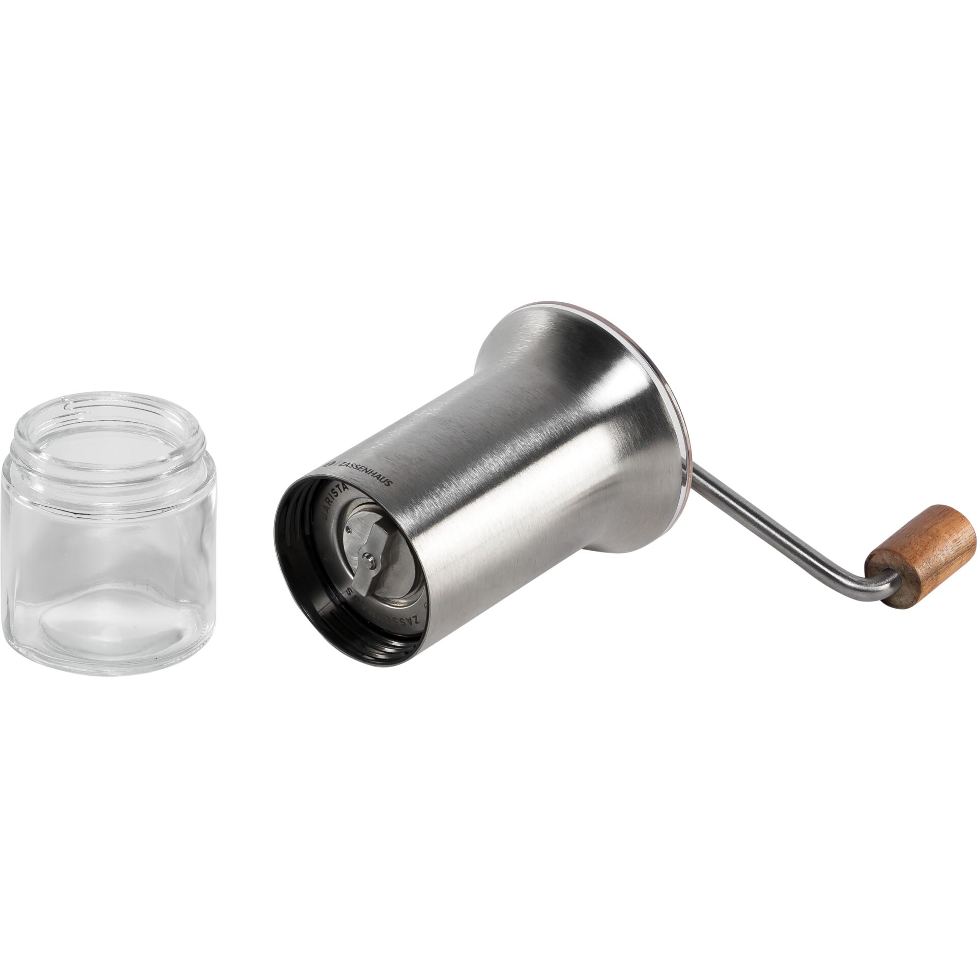 Zassenhaus macinacaffè BARISTA inox / vetro