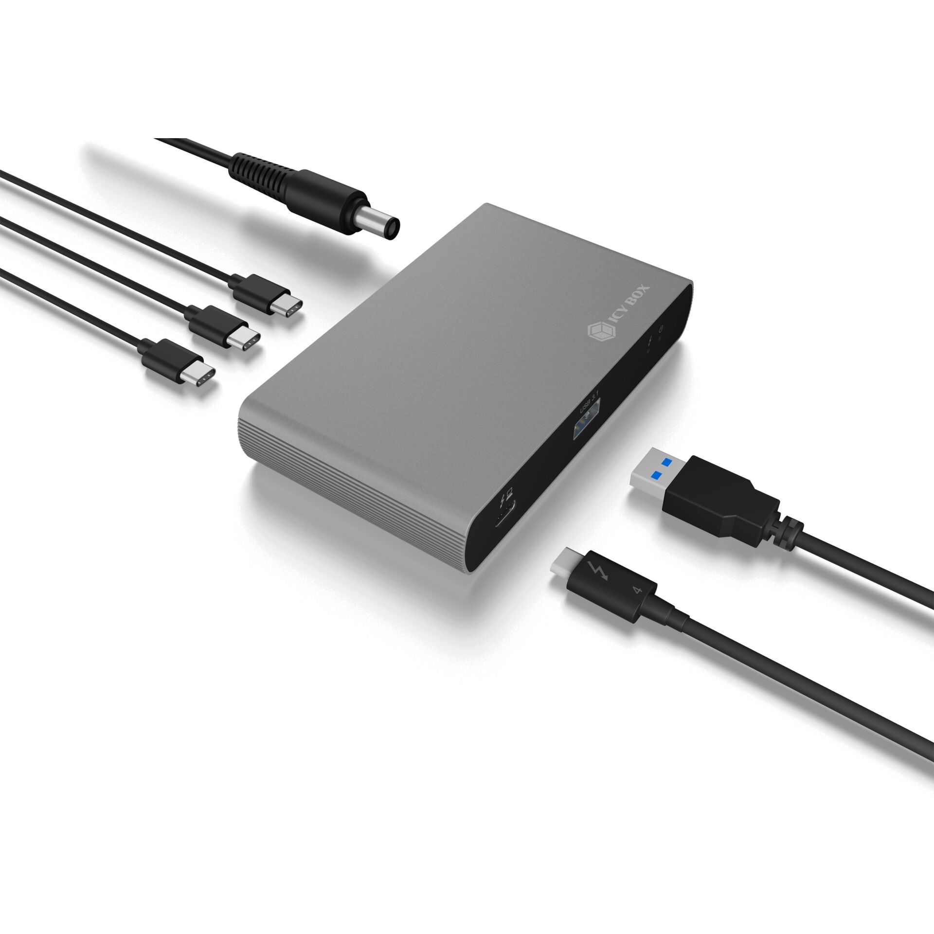 RaidSonic ICY BOX IB-HUB801-TB4 Thunderbolt 4 Type-C Hub