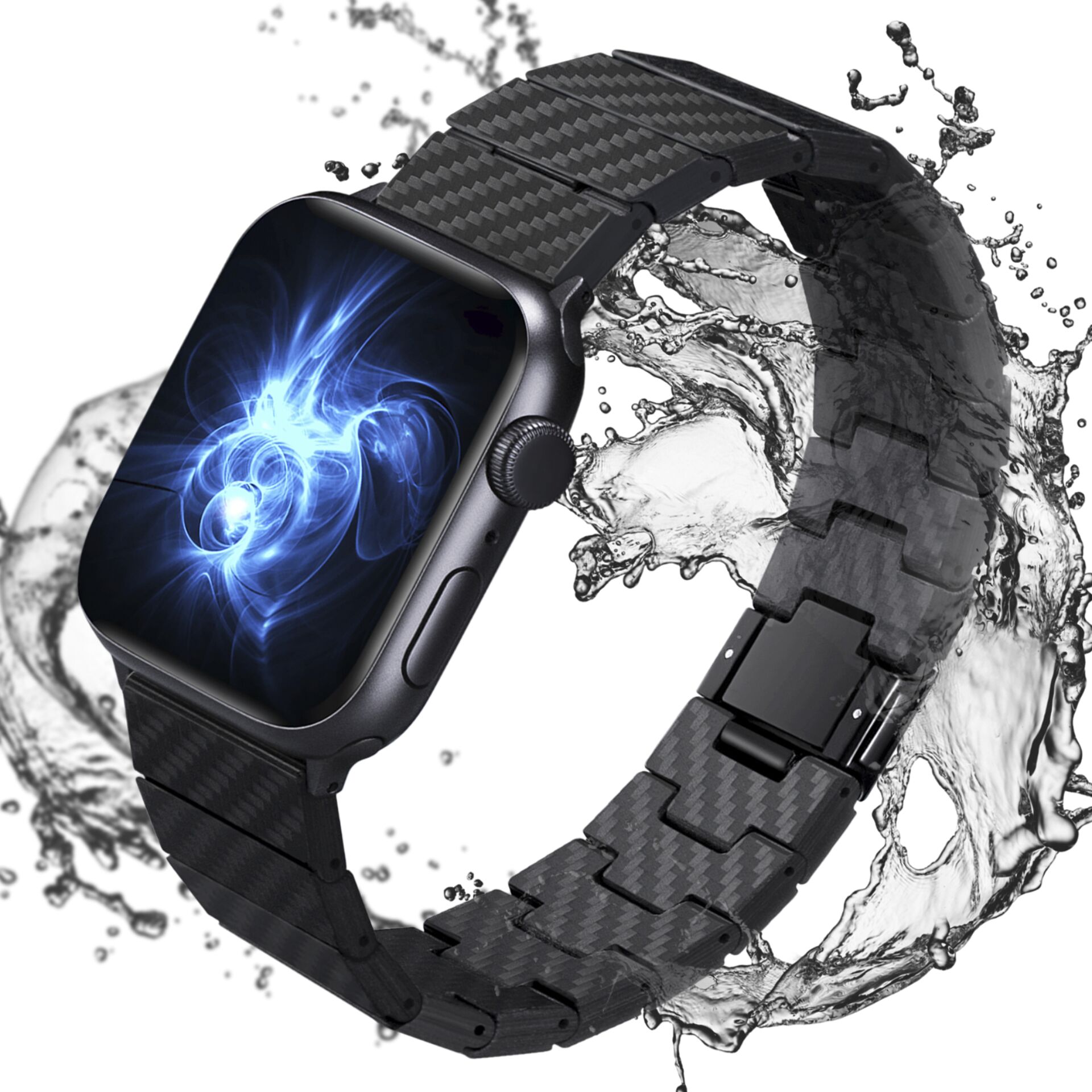 Pitaka Carbon Fiber Link Bracelet Modern Band 38-40mm
