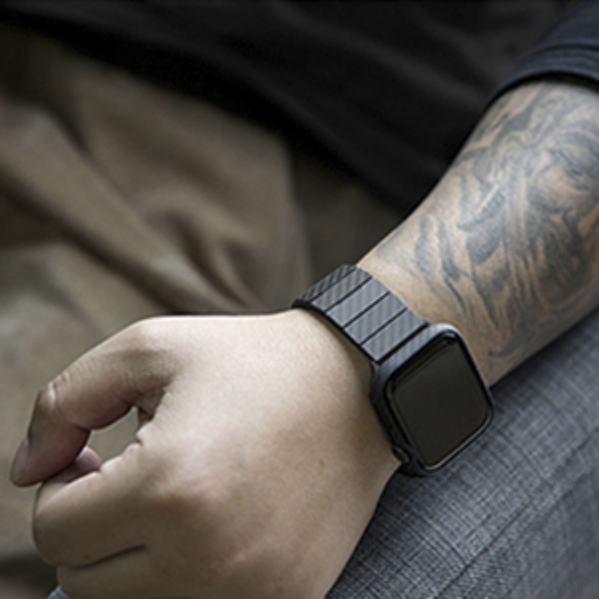Pitaka Carbon Fiber Link Bracelet Modern Band 38-40mm