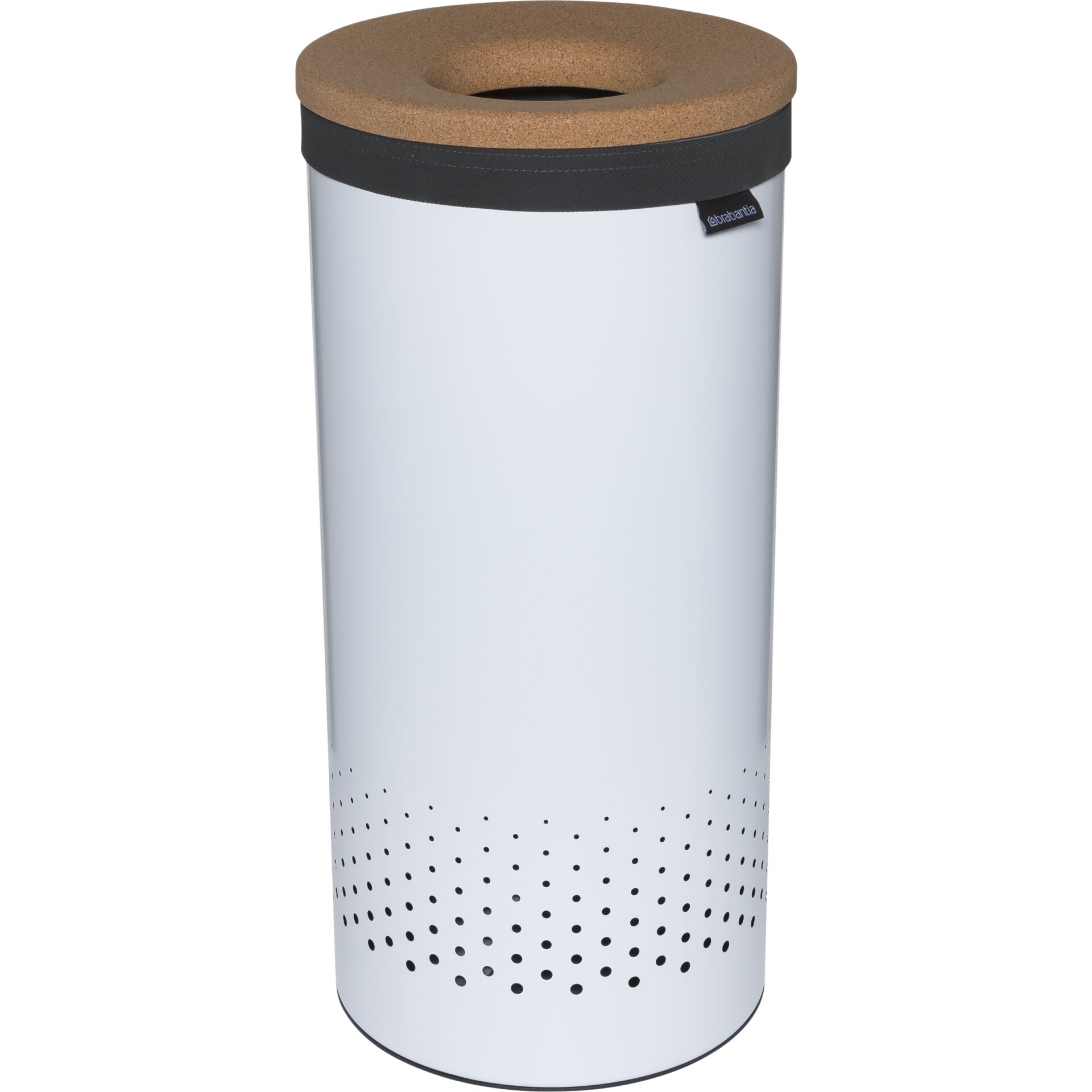 Brabantia cesto portabiancheria 35 L sughero / bianco