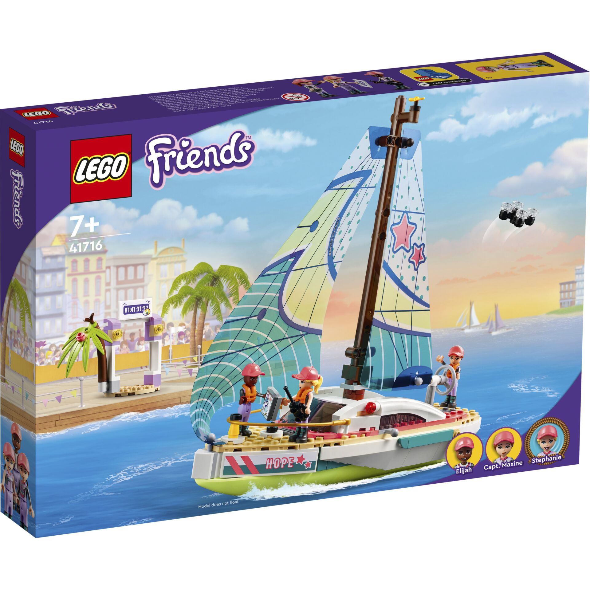 LEGO Friends 41716  L'avventura in barca a vela di Stephanie