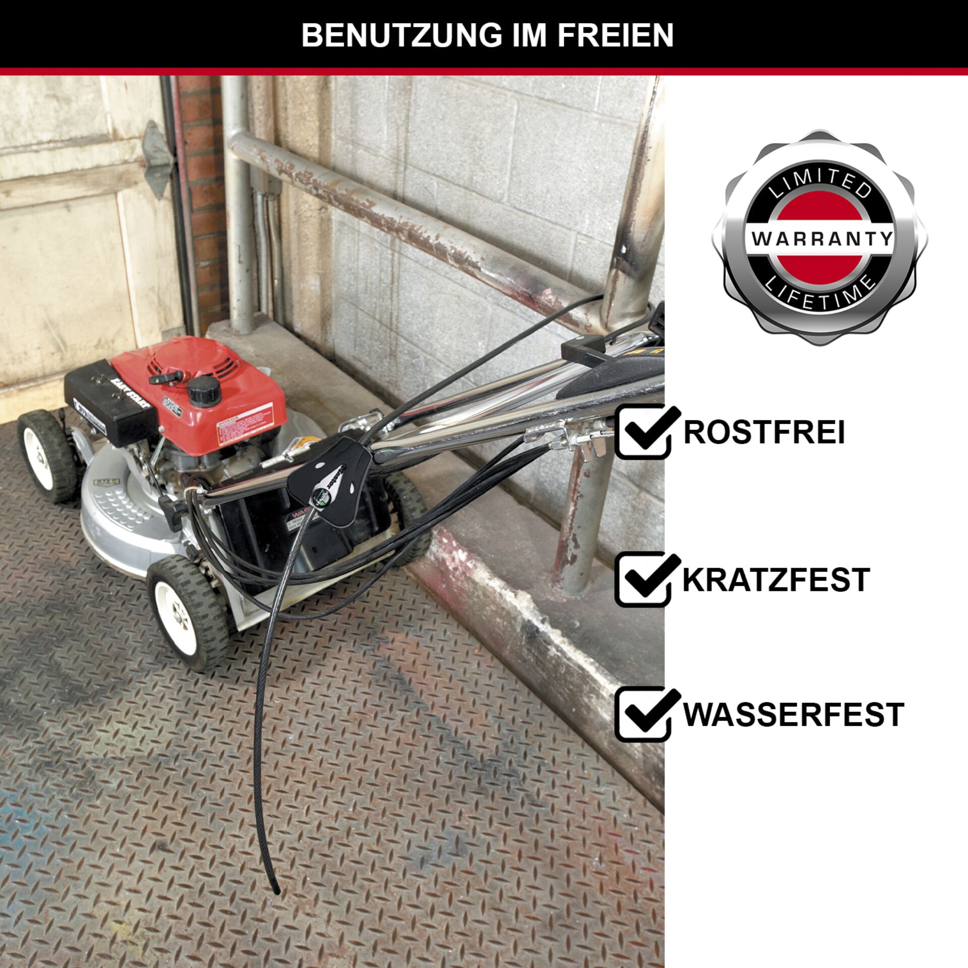 Master Lock Python adjustable Locking Cable 8mm 8418EURD