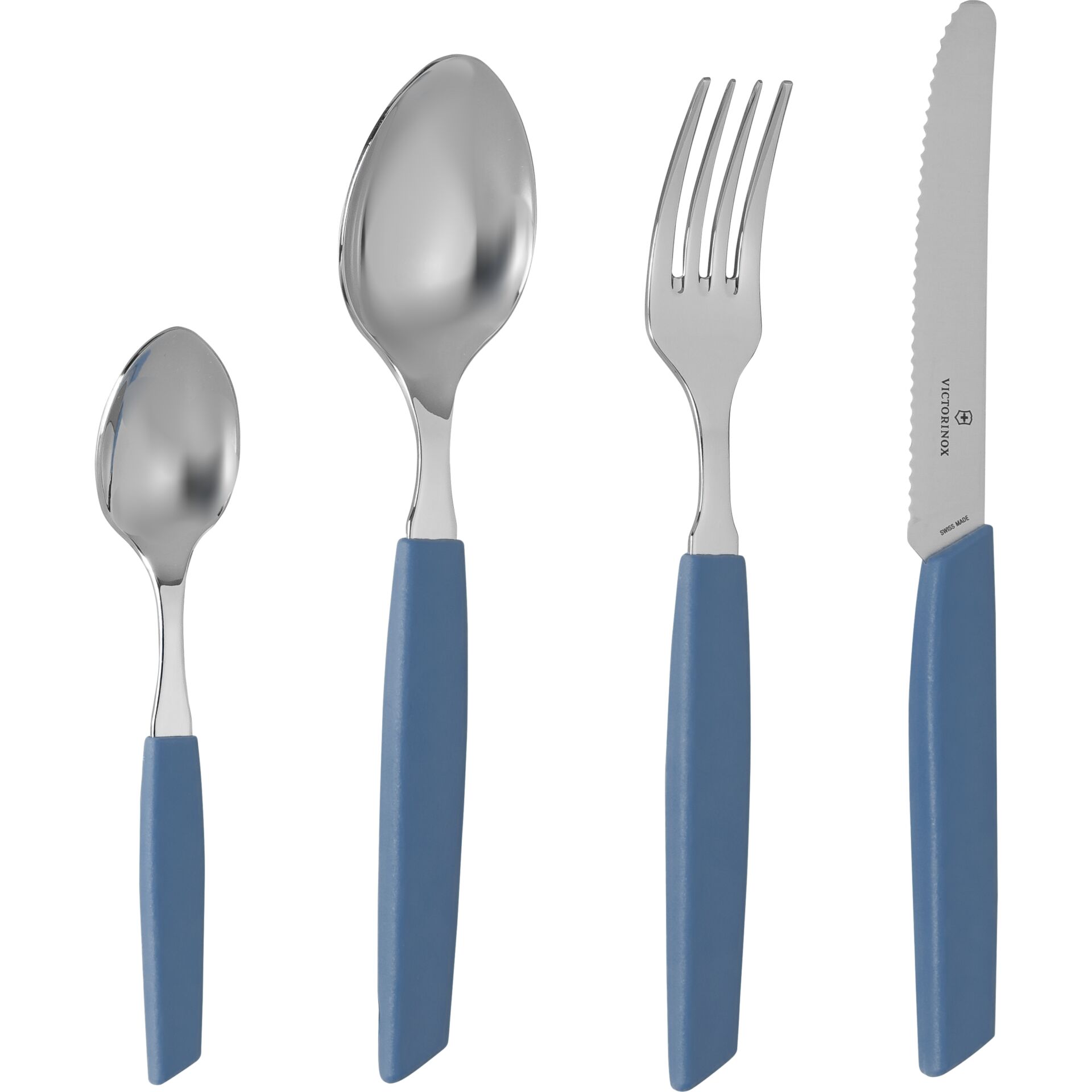 Victorinox Swiss Modern set di posate 24 pz. blu