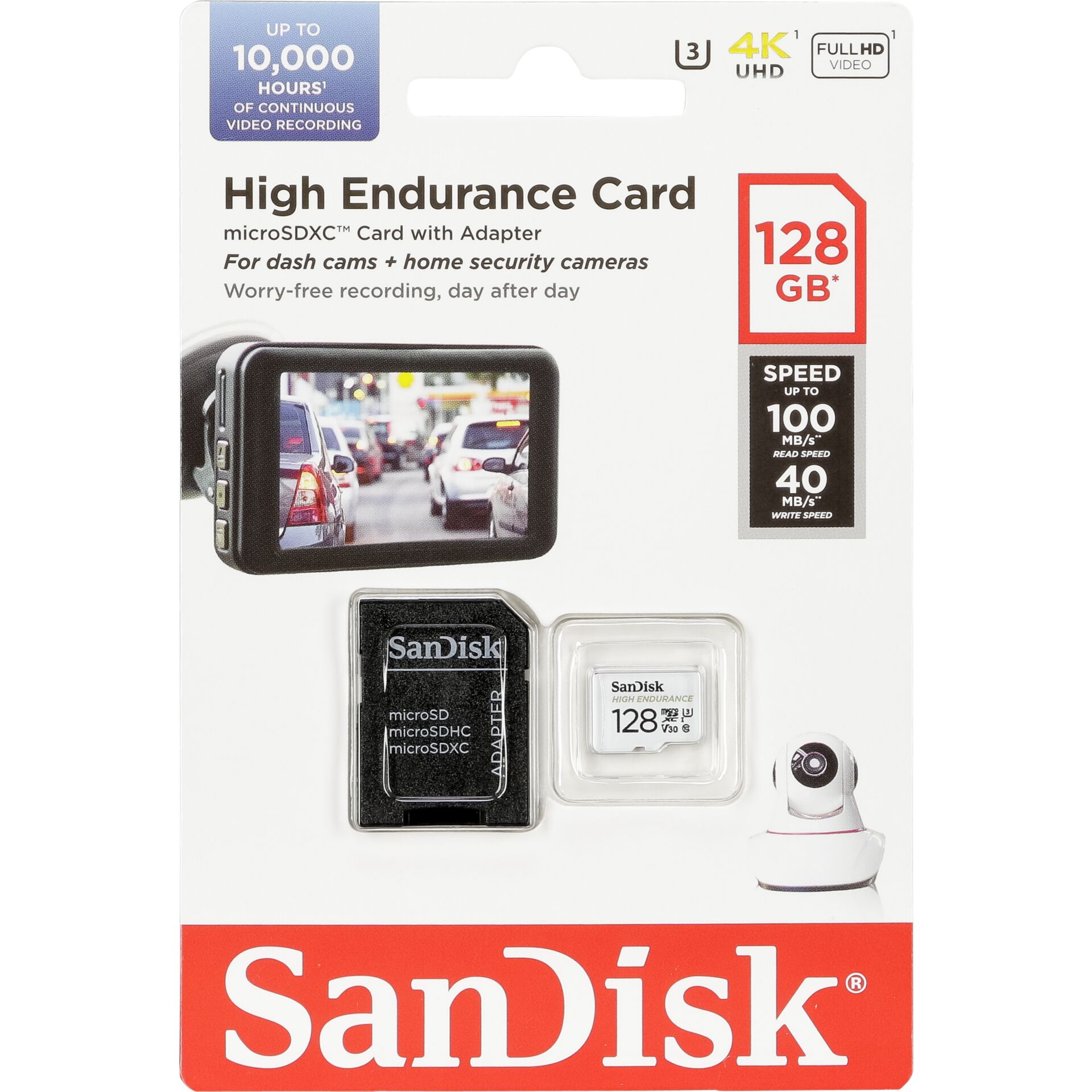 SanDisk High Endurance     128GB microSDHC     SDSQQNR-128G-