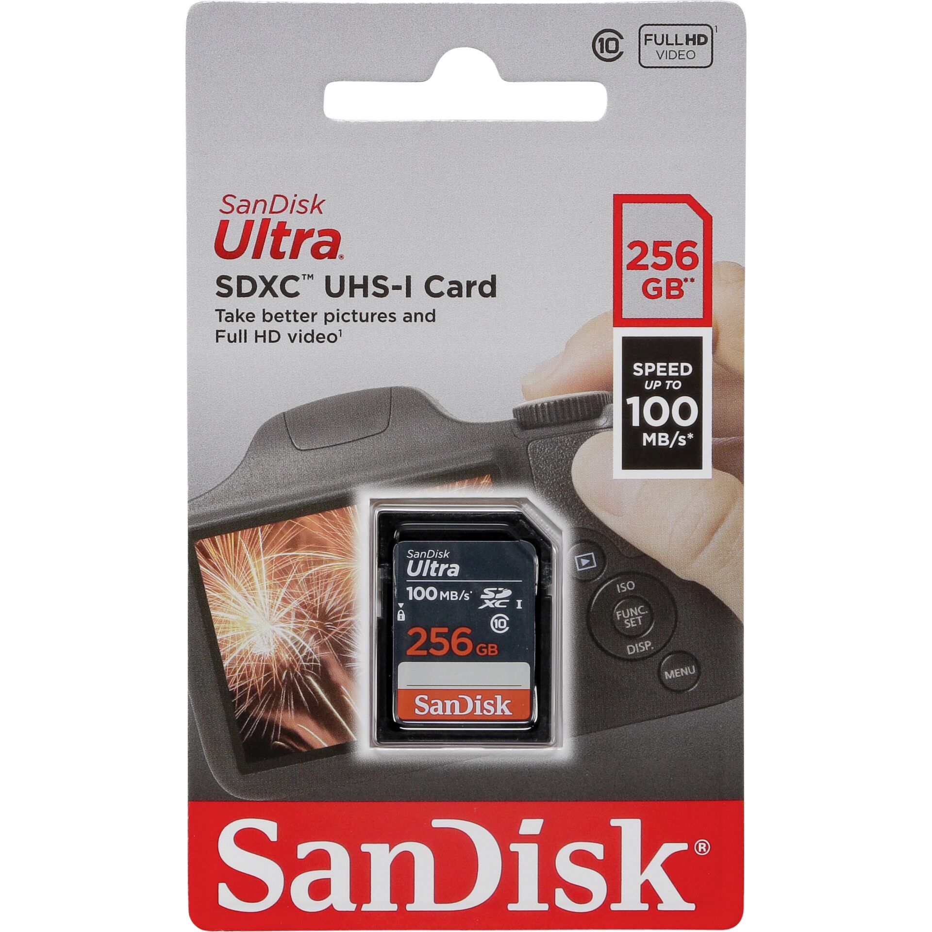 SanDisk Ultra Lite SDXC    256GB 100MB/s       SDSDUNR-256G-