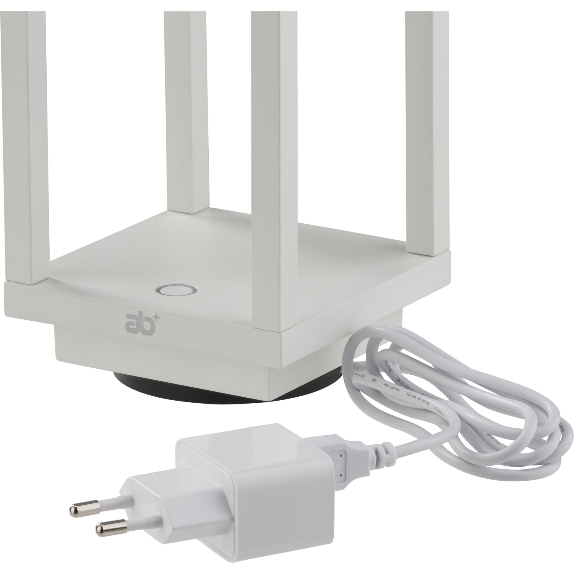 ab+ by Abert Resort lampada da tavolo portat. bianco