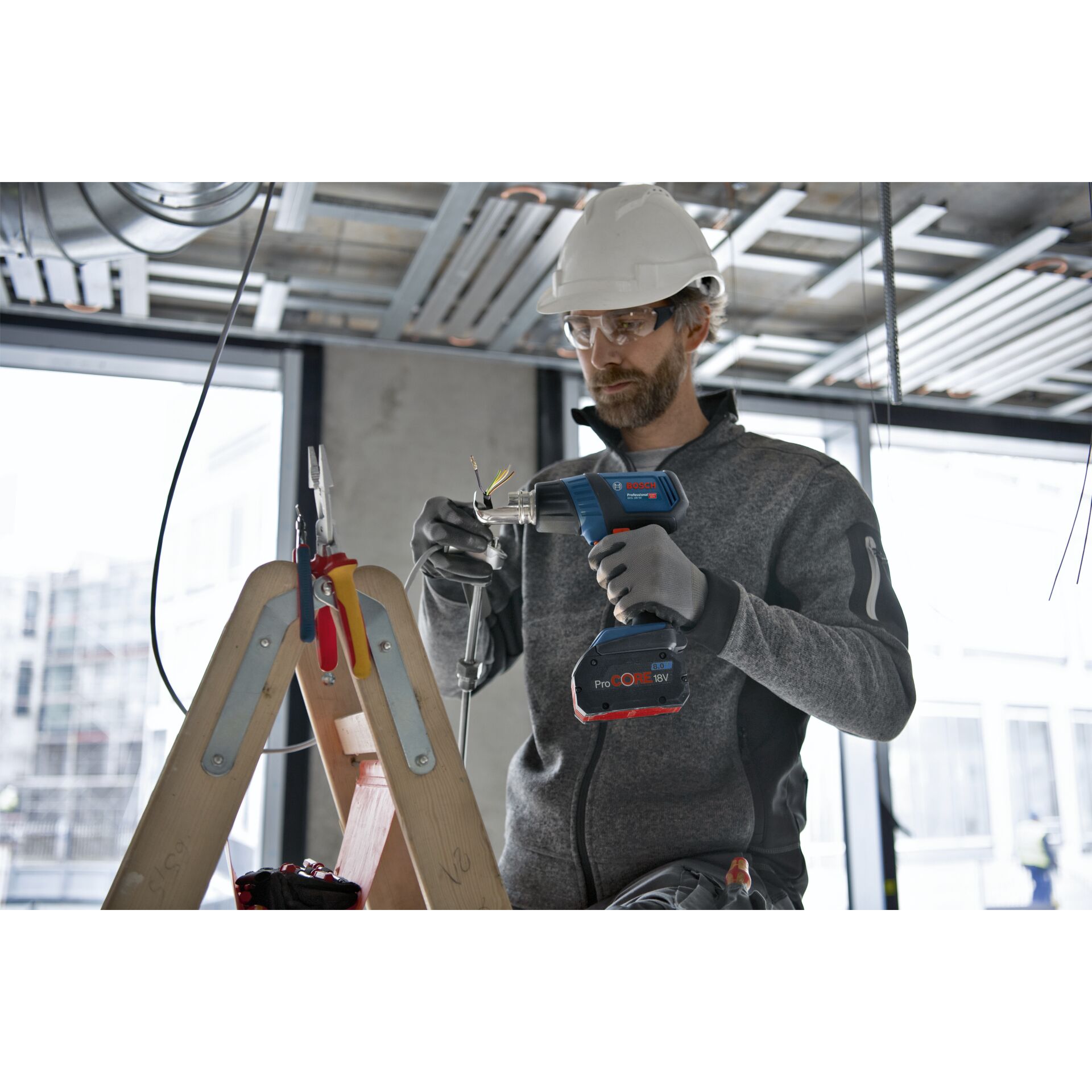 Bosch GHG 18V-50 Soffiatore d'aria calda a batt.