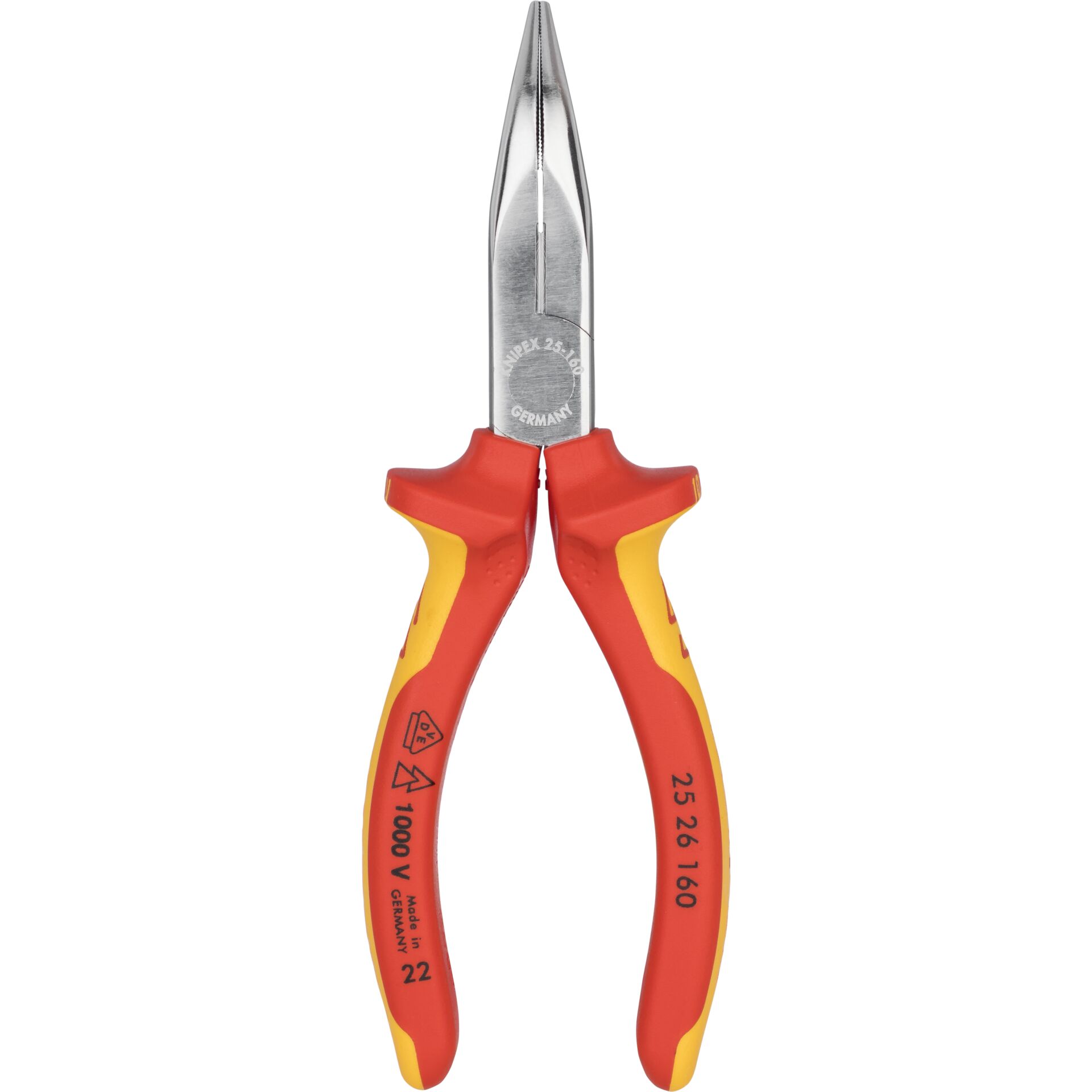 KNIPEX pinza becchi mezzotondi con tronch.