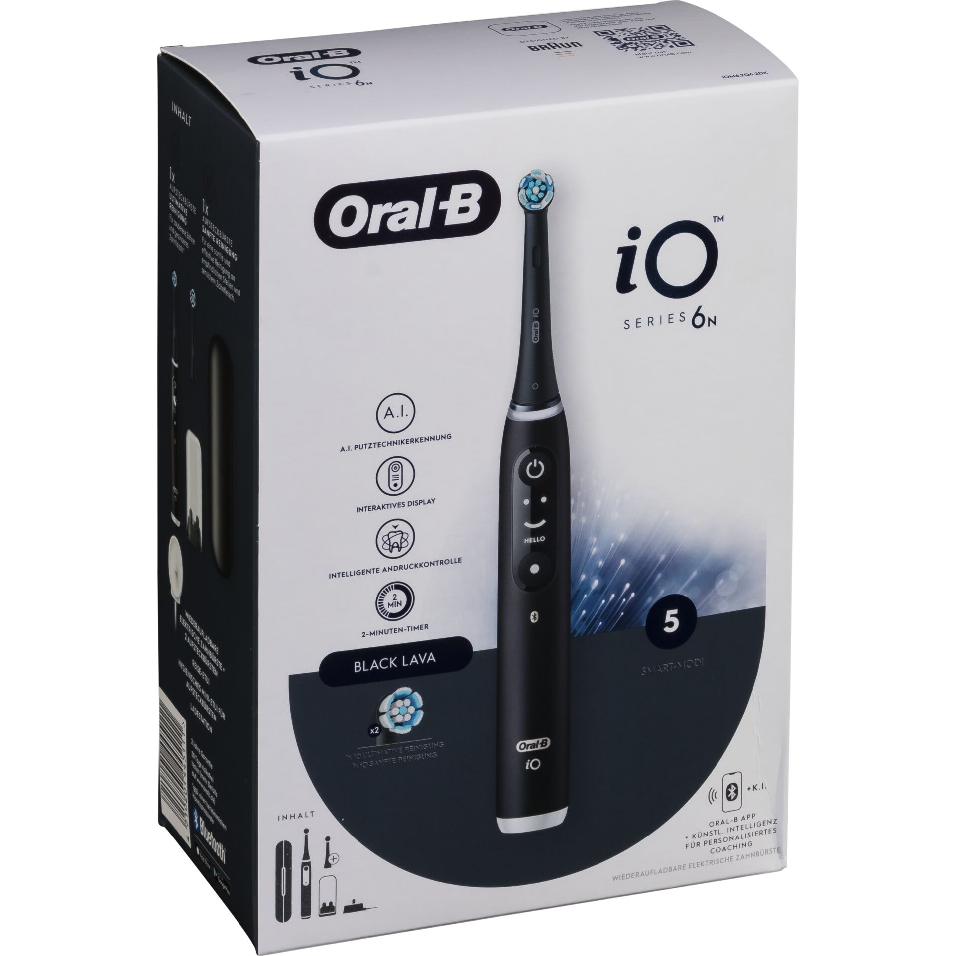 Oral-B iO Series 6 + custodia nero lava