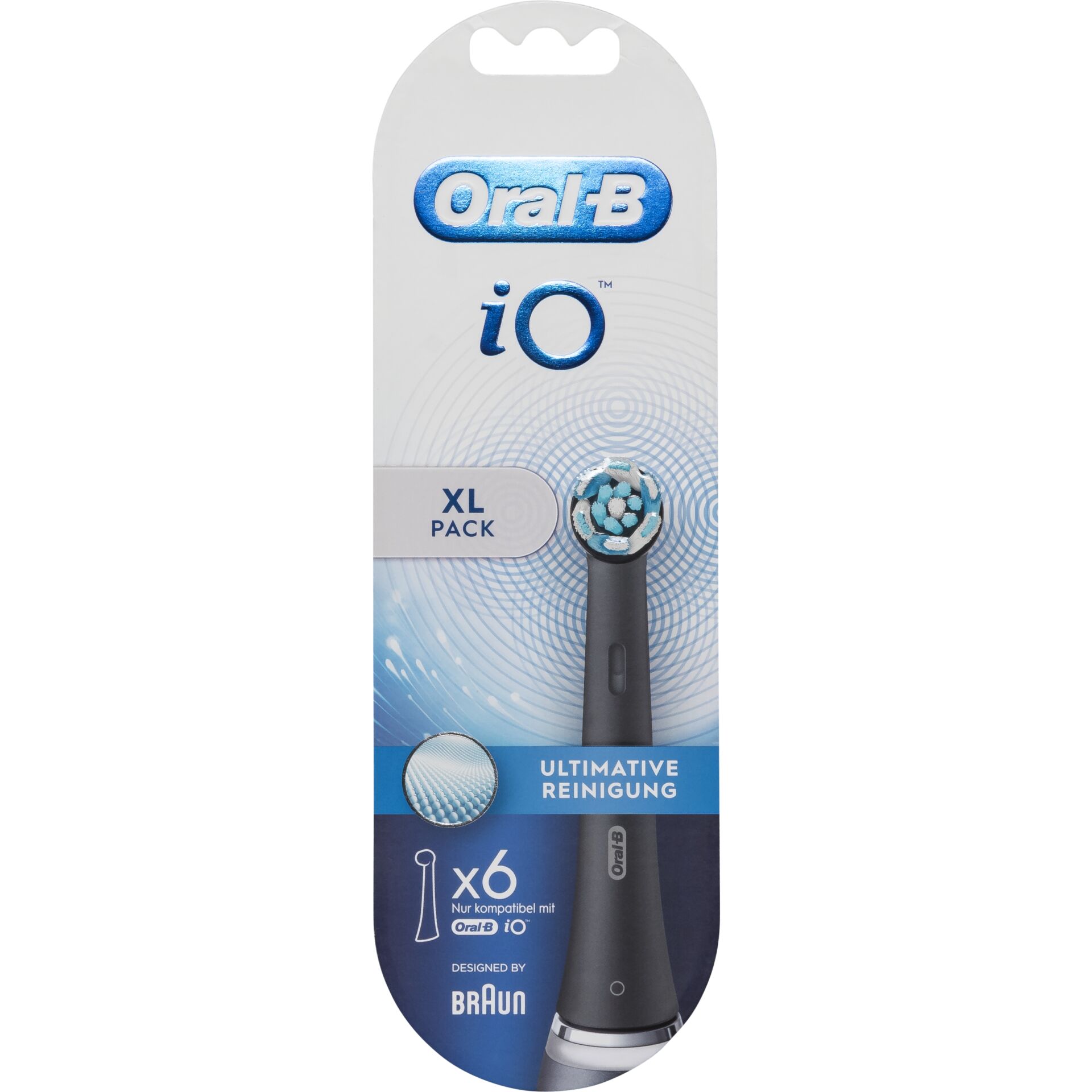 Oral-B iO testine di ricambio Ultimate Cleaning nero 6pz