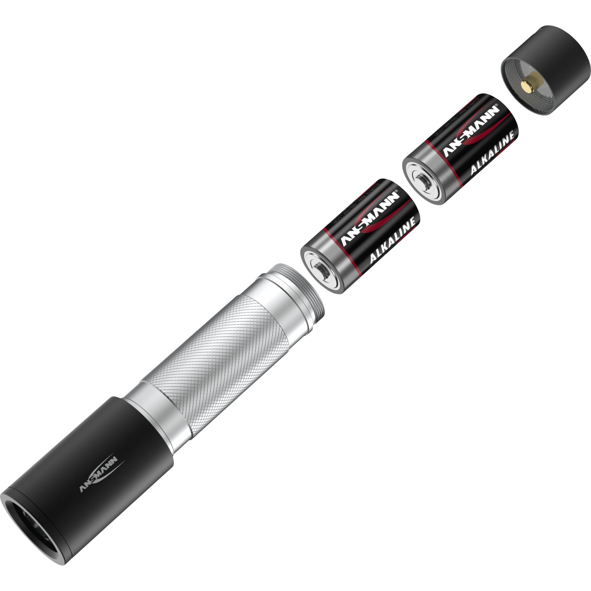 Ansmann LED Torch Daily Use 300B incl. 2xBaby C 1600-0430