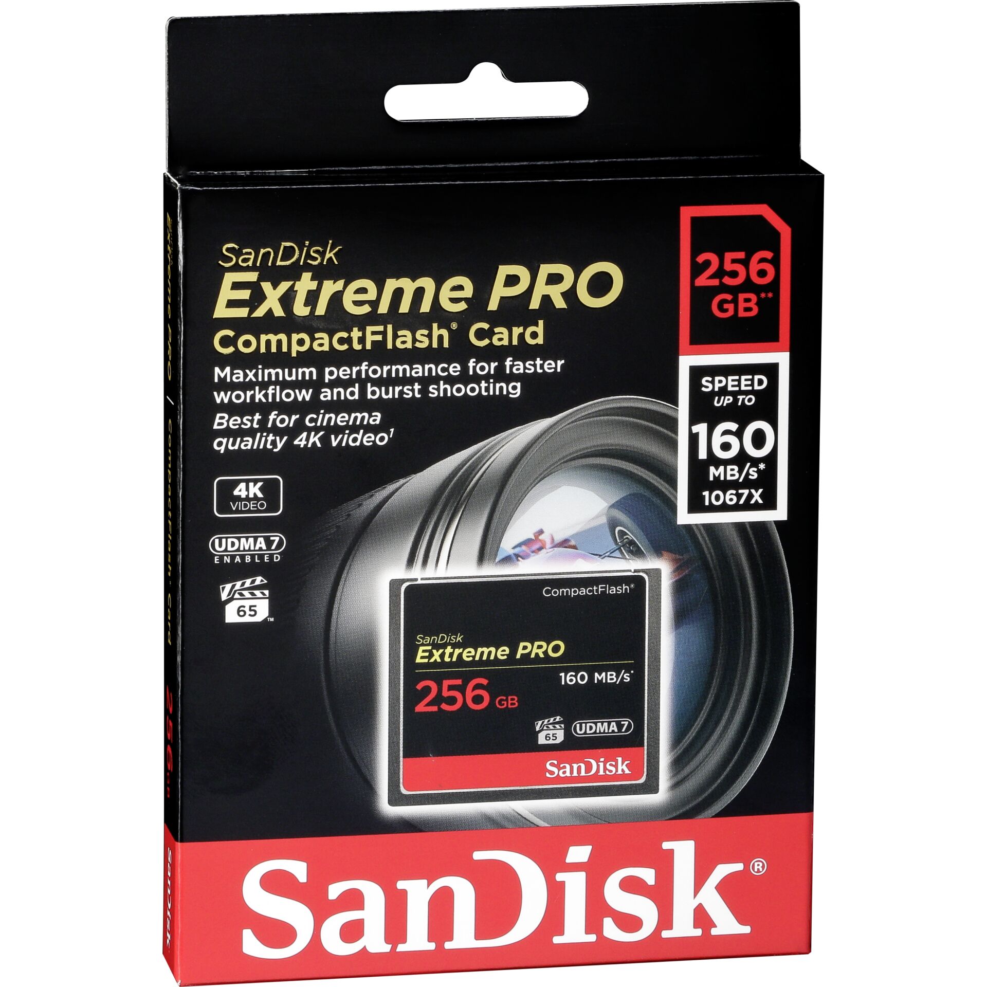 SanDisk Extreme Pro CF     256GB 160MB/s         SDCFXPS-256