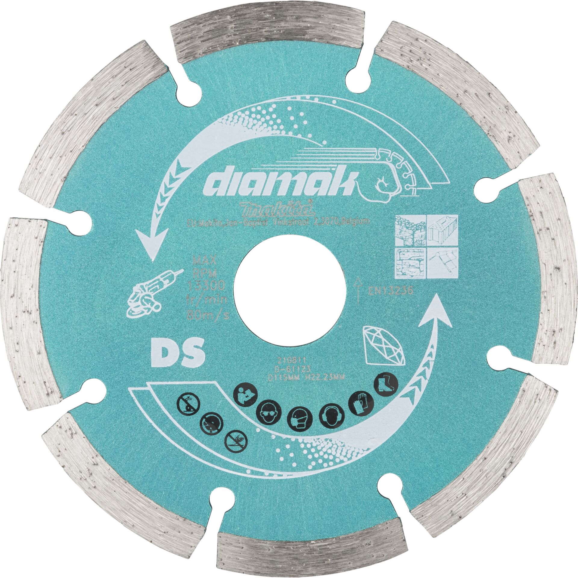 Makita D-61123 disco diam. 115x22,23 DIAMAK