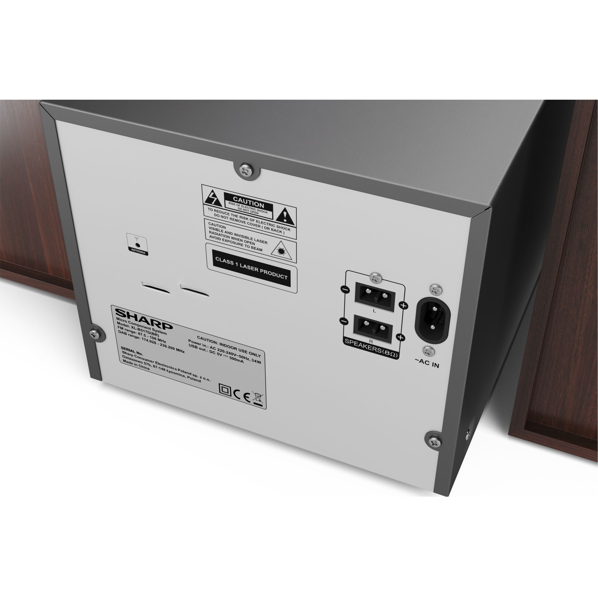 Sharp XL-B517BR marrone