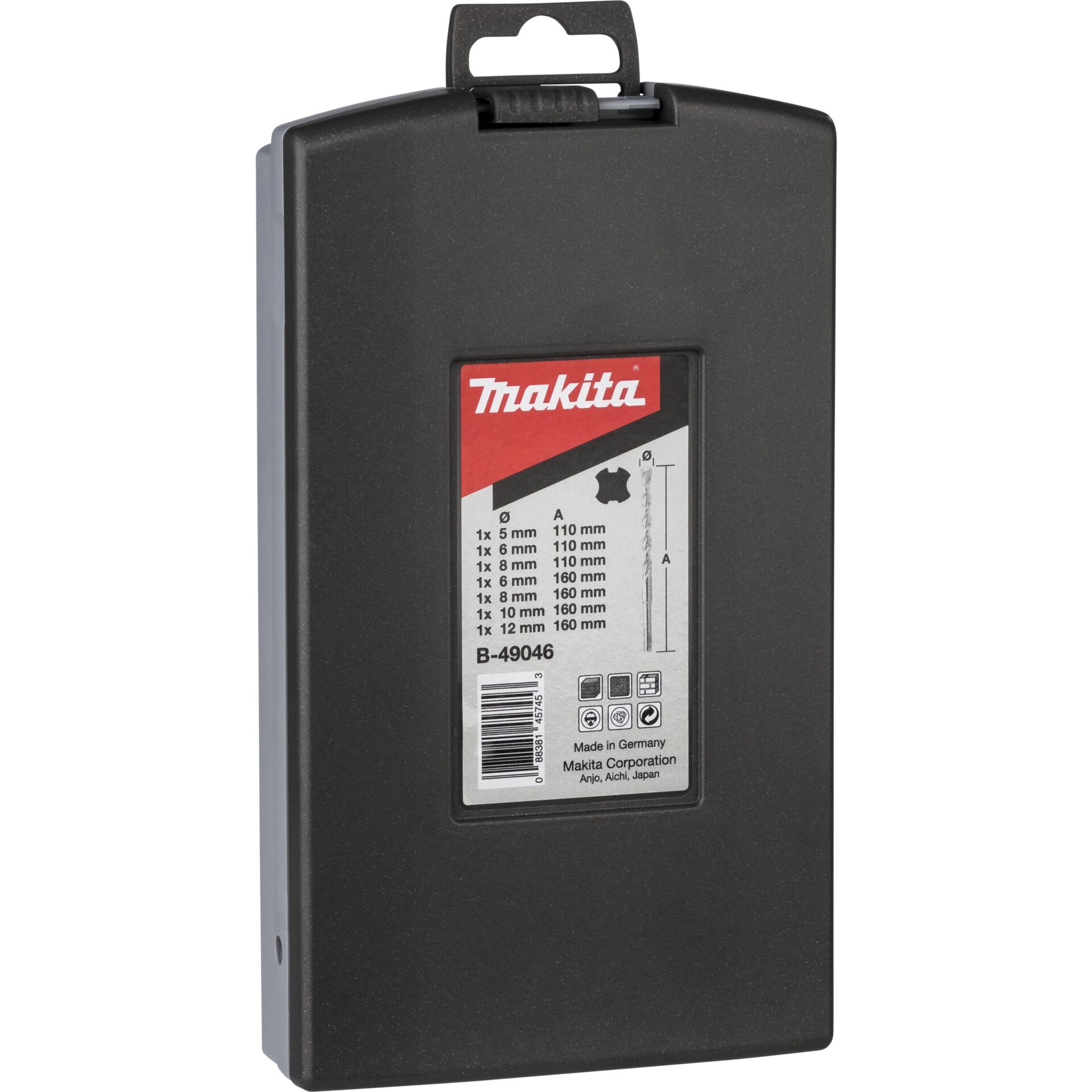 Makita B-49046 SDS VPLUS set punte Nr.1 7 pz.