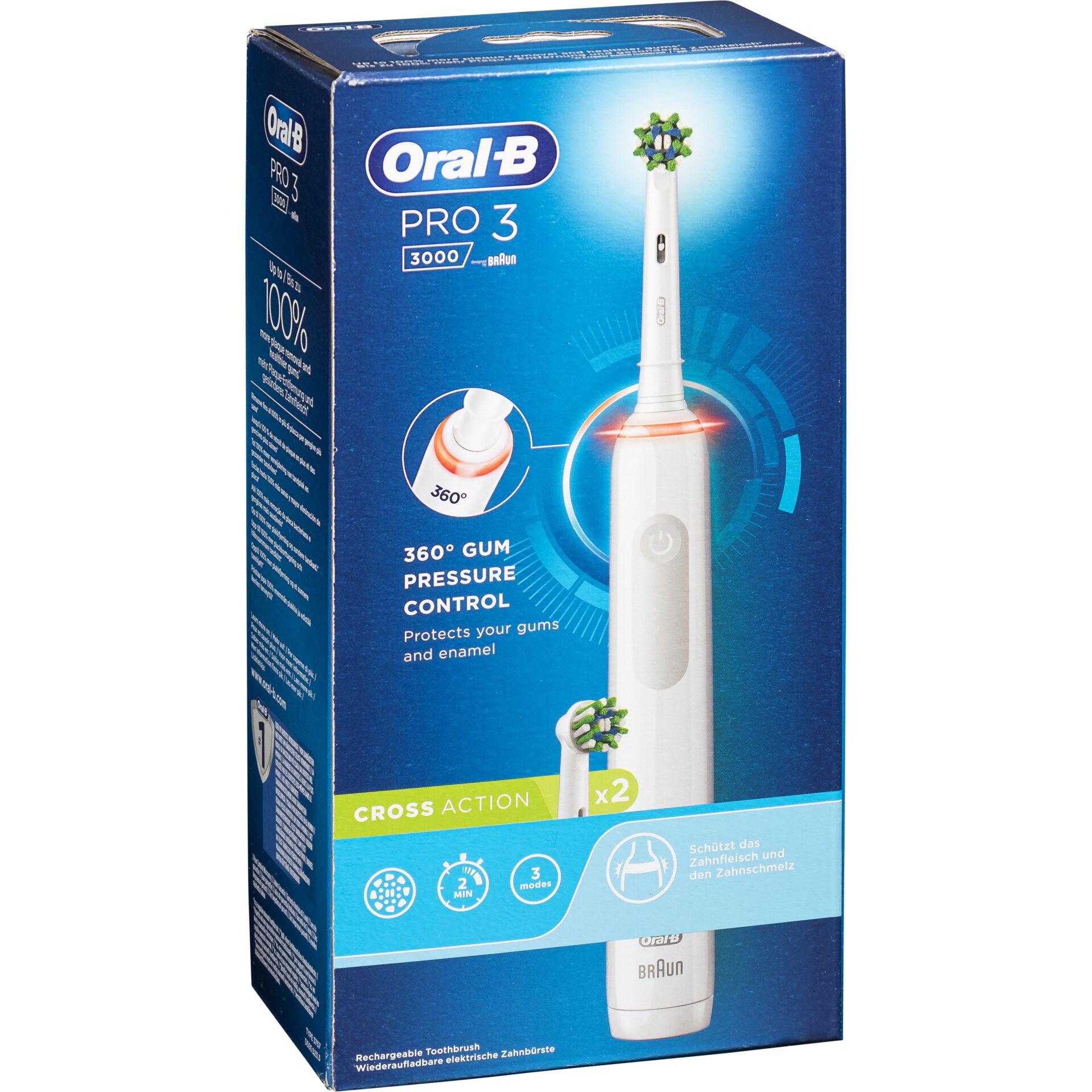 Oral-B PRO 3 3000 Cross Action bianco Edition