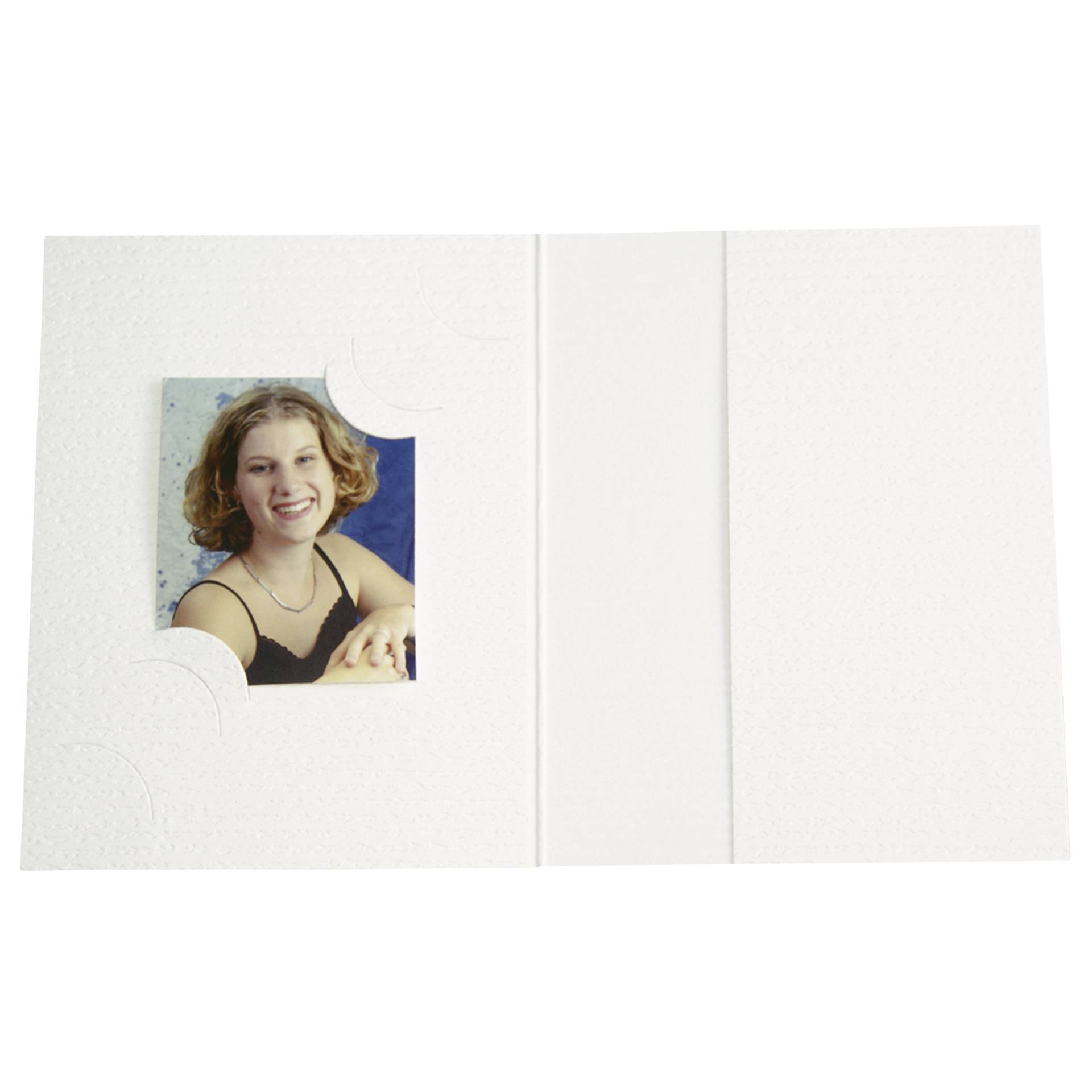 1x100 Daiber Folders Passport Photograph, 3 formati, bianco
