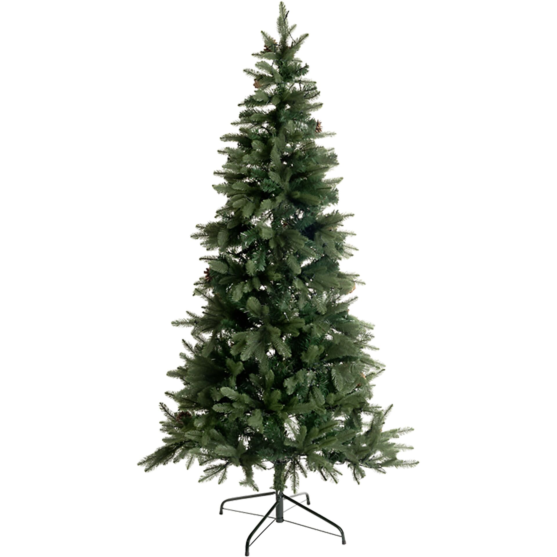 L´Oca Nera albero di natale verde H 210 cm incl. 370 Leds