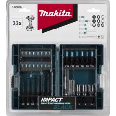 Makita B-66896 Impact nero set punte trapano