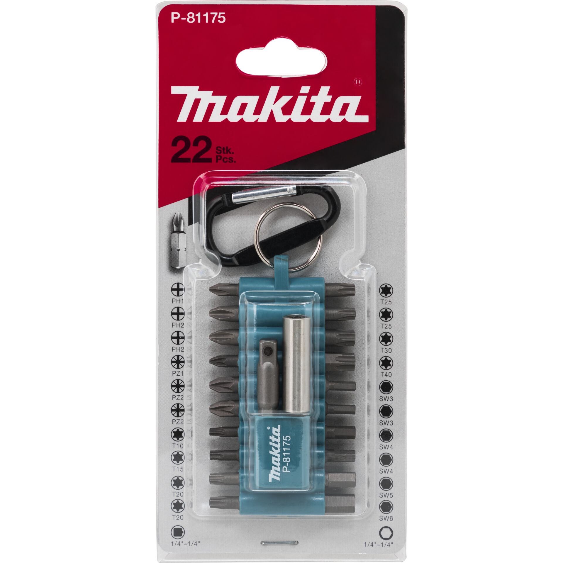 Makita P-81175 Bit-Box 22 pz.