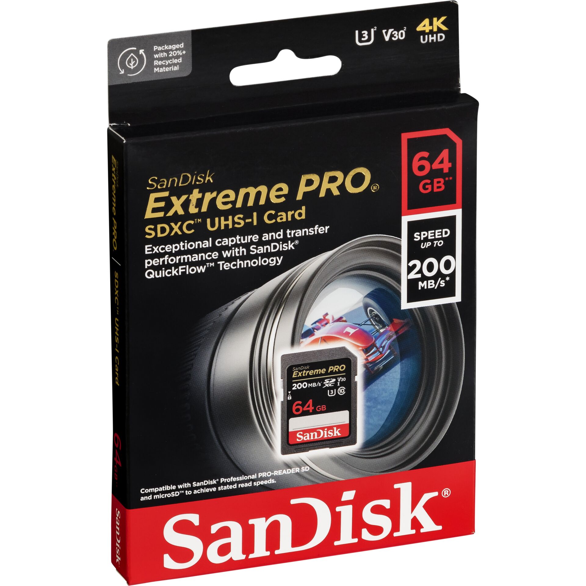 SanDisk Extreme Pro SDXC    64GB UHS-I C10 U3 V30
