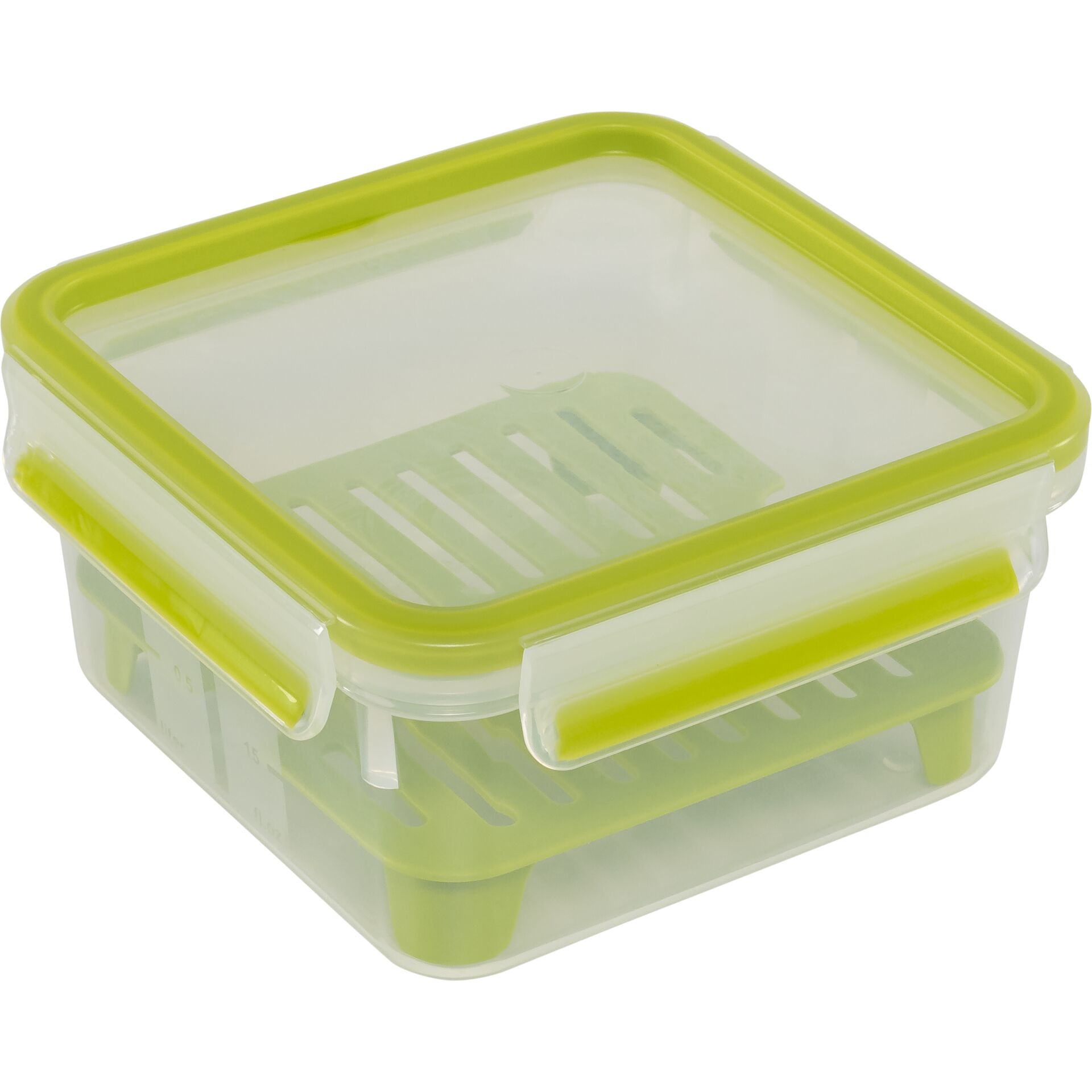 EMSA Clip&Go  contenitore salvafreschezza verde 1,3 L