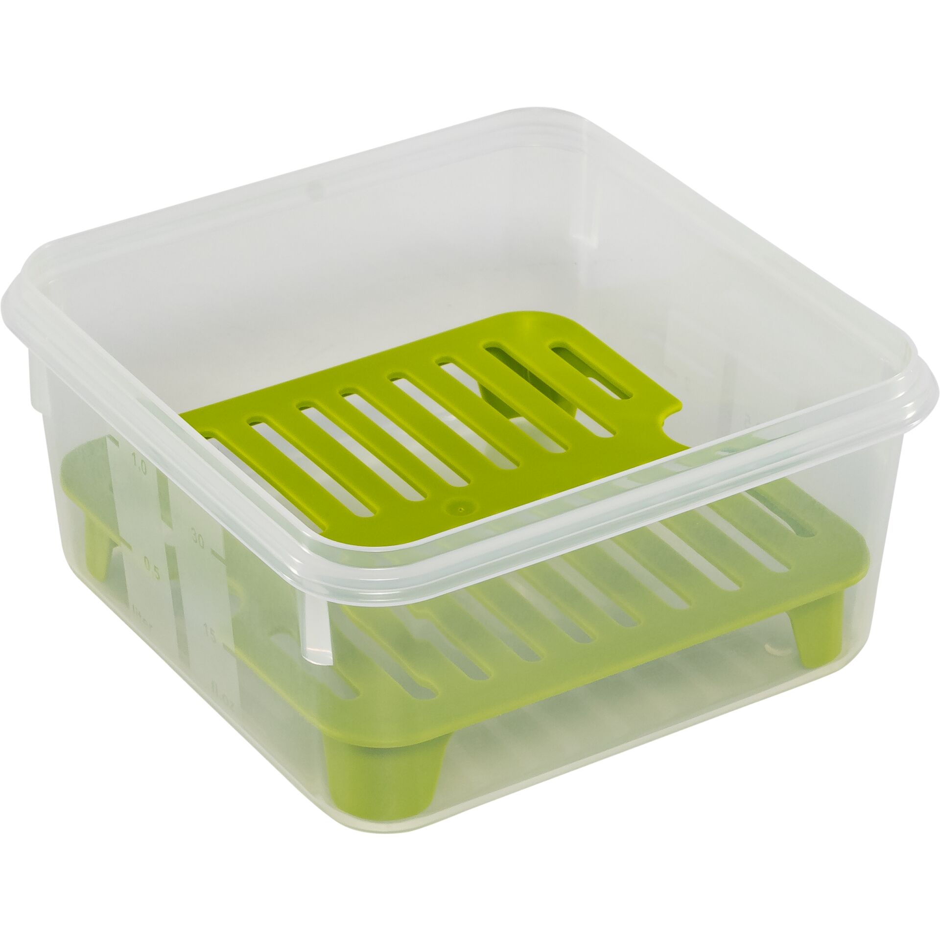 EMSA Clip&Go  contenitore salvafreschezza verde 1,3 L