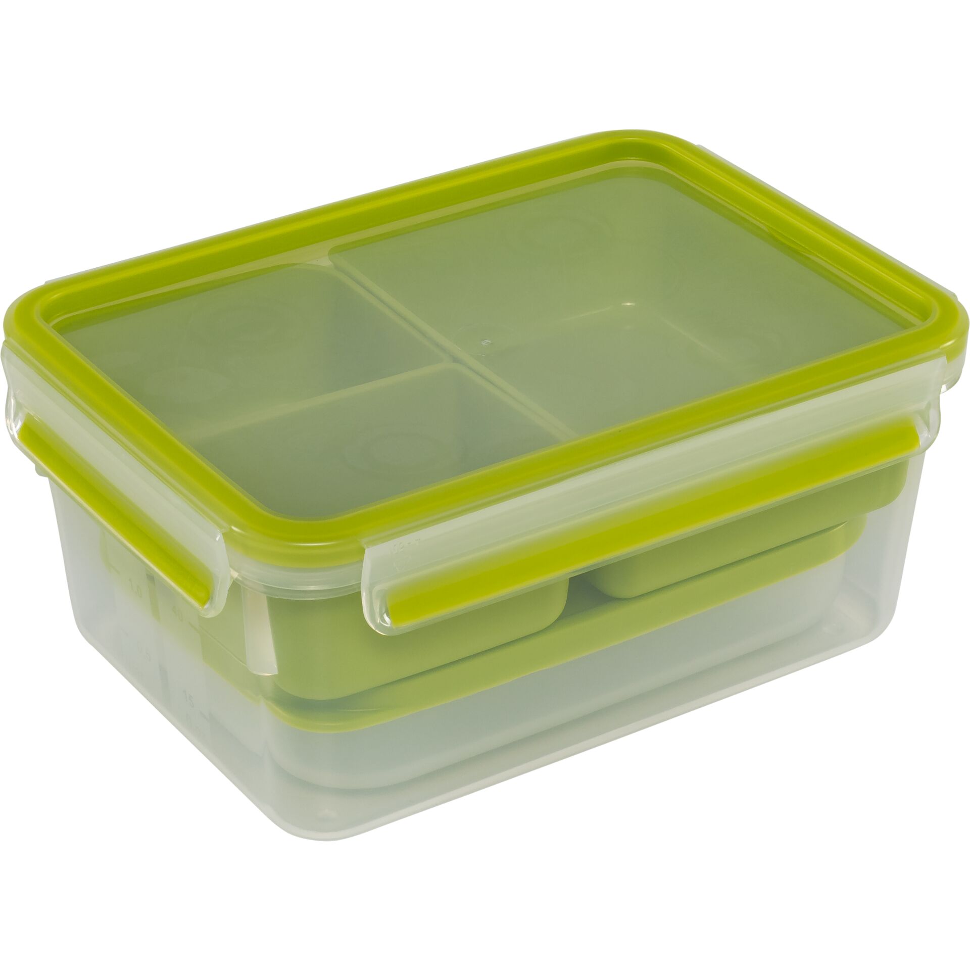 EMSA Clip&Go  contenitore salvafreschezza verde 2,3 L