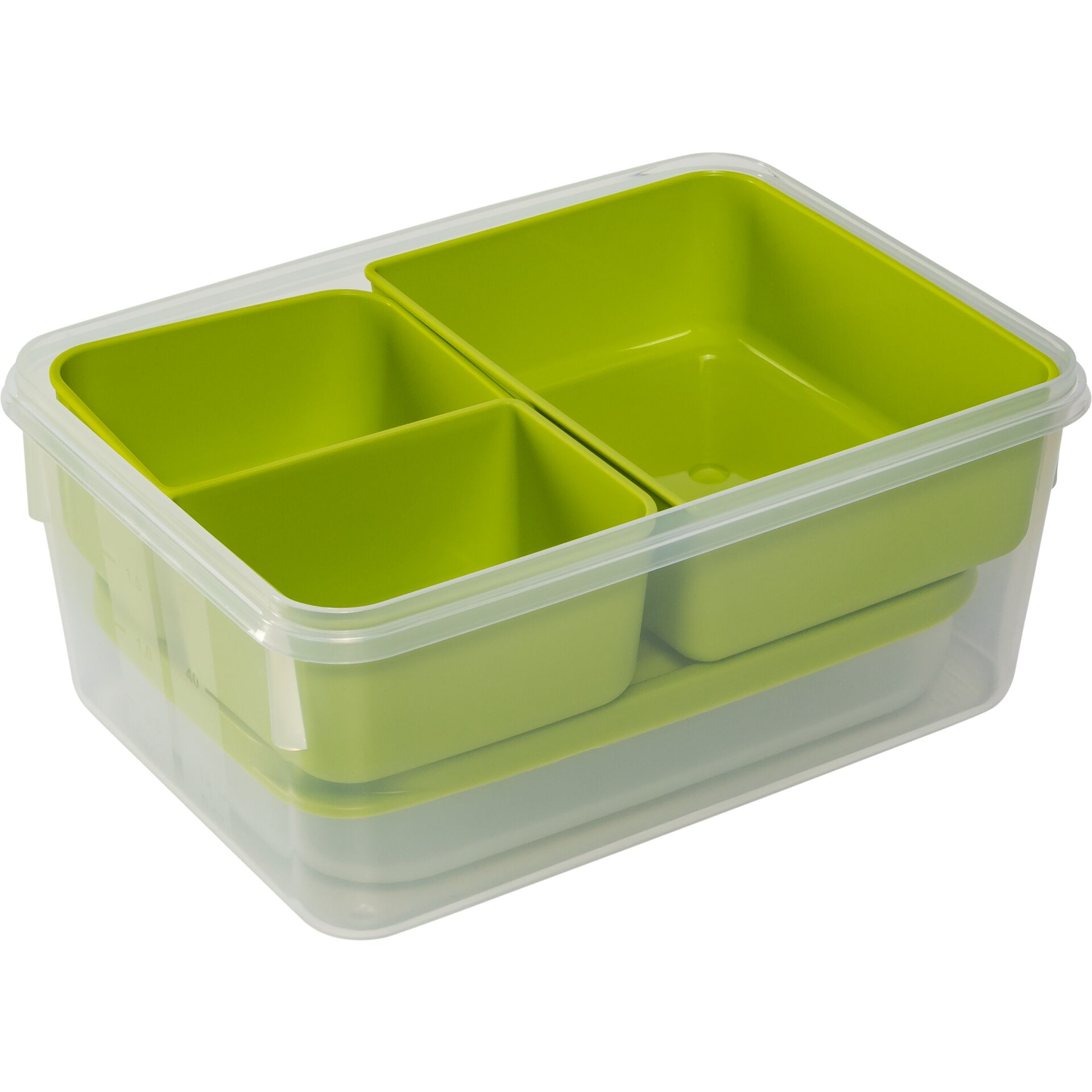 EMSA Clip&Go  contenitore salvafreschezza verde 2,3 L