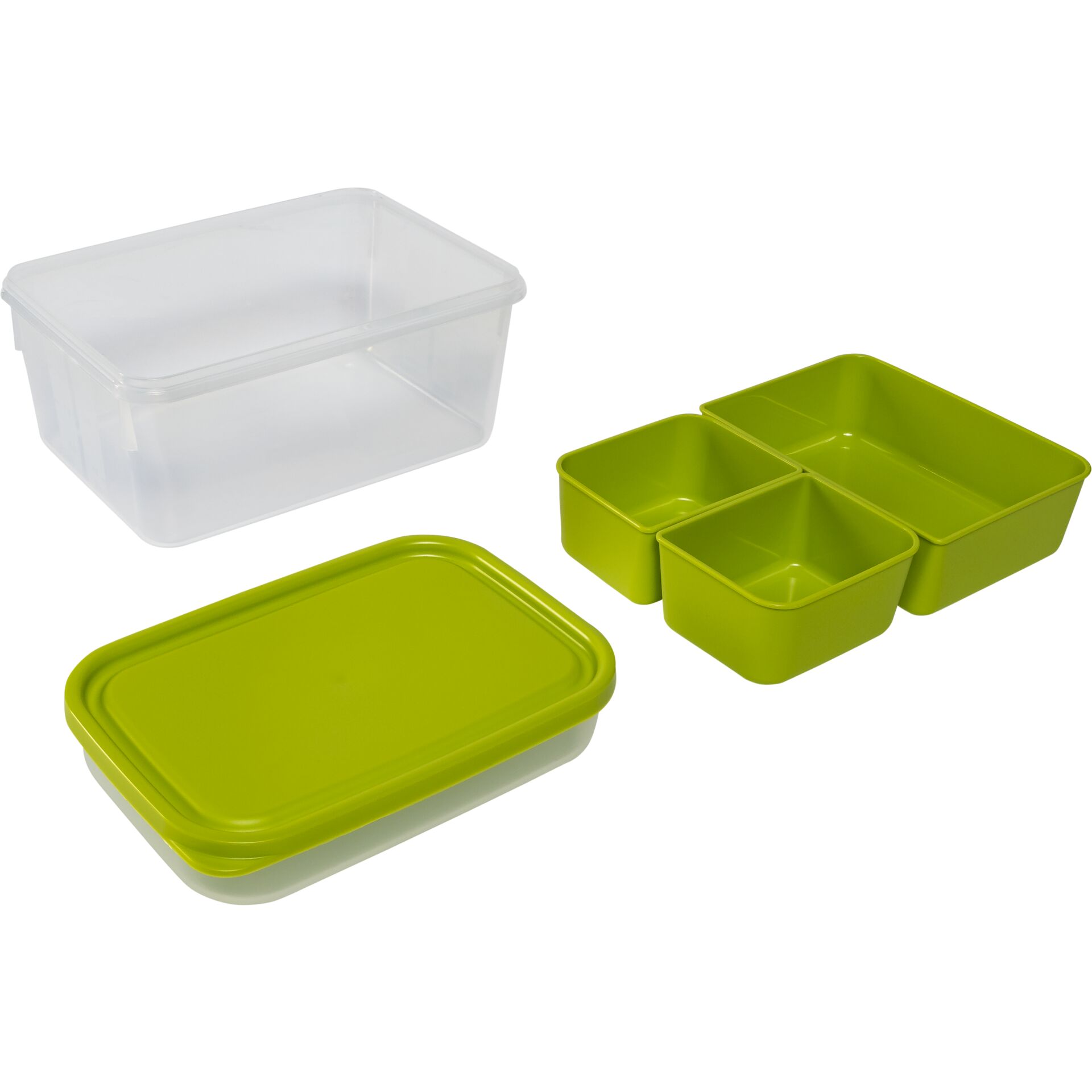 EMSA Clip&Go  contenitore salvafreschezza verde 2,3 L
