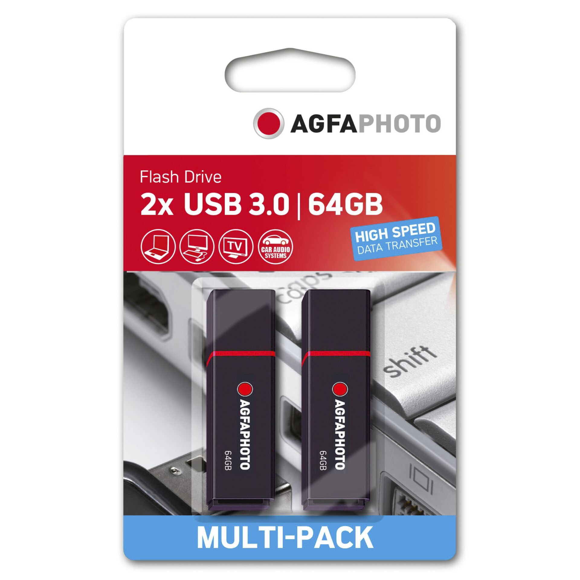 AgfaPhoto USB 3.2 Gen 1     64GB nero MP2