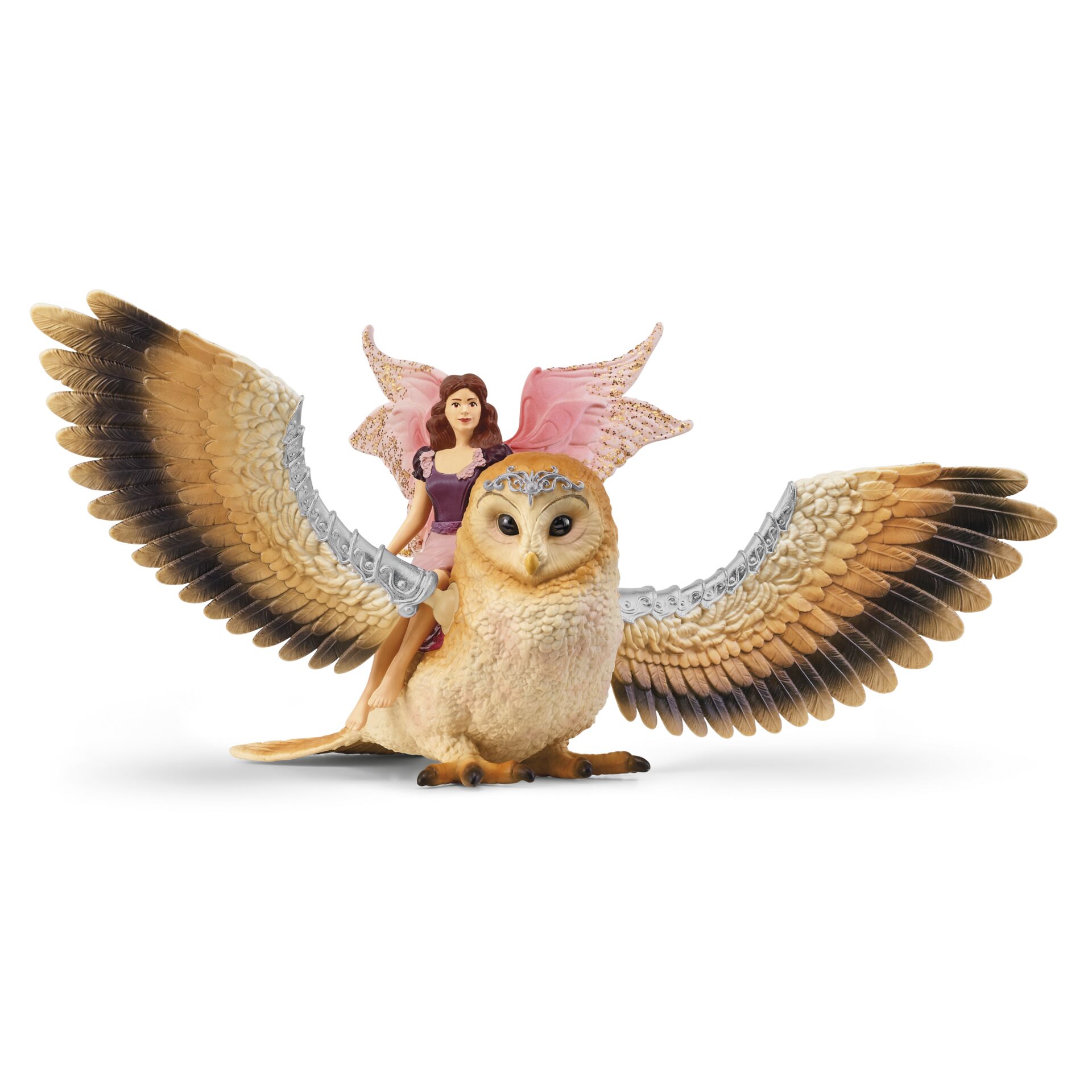 Schleich bayala            70789 Elfe auf Glitzer-Eule V2